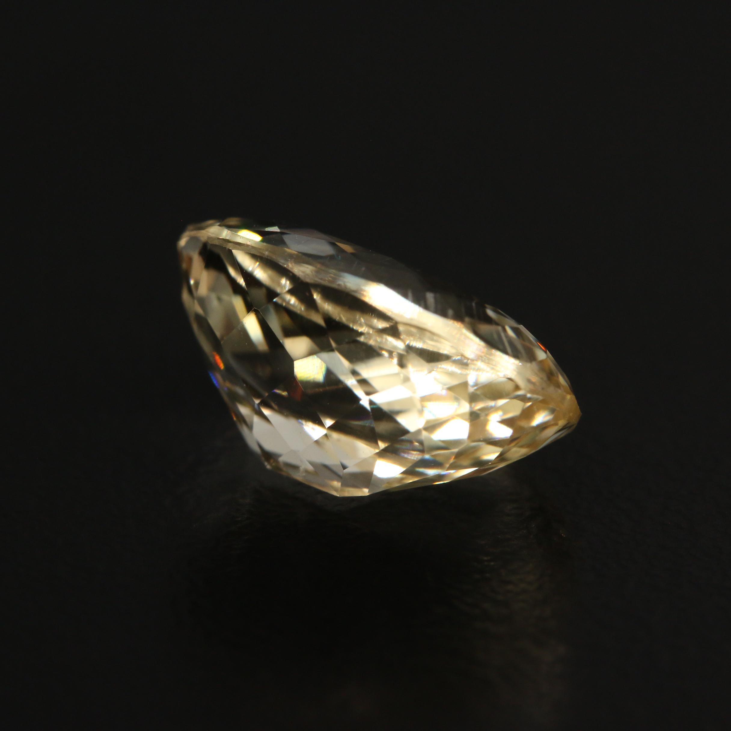 Loose 6.45 CT Oval Faceted Laboradite