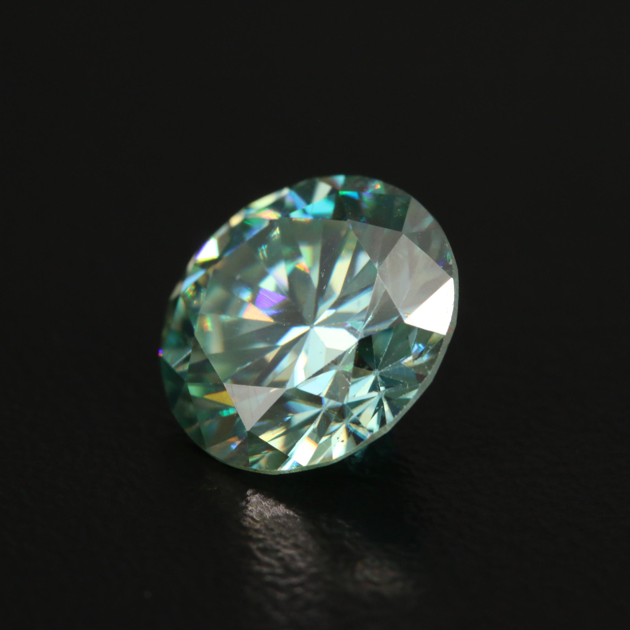 Loose Laboratory Grown Round Faceted Moissanite