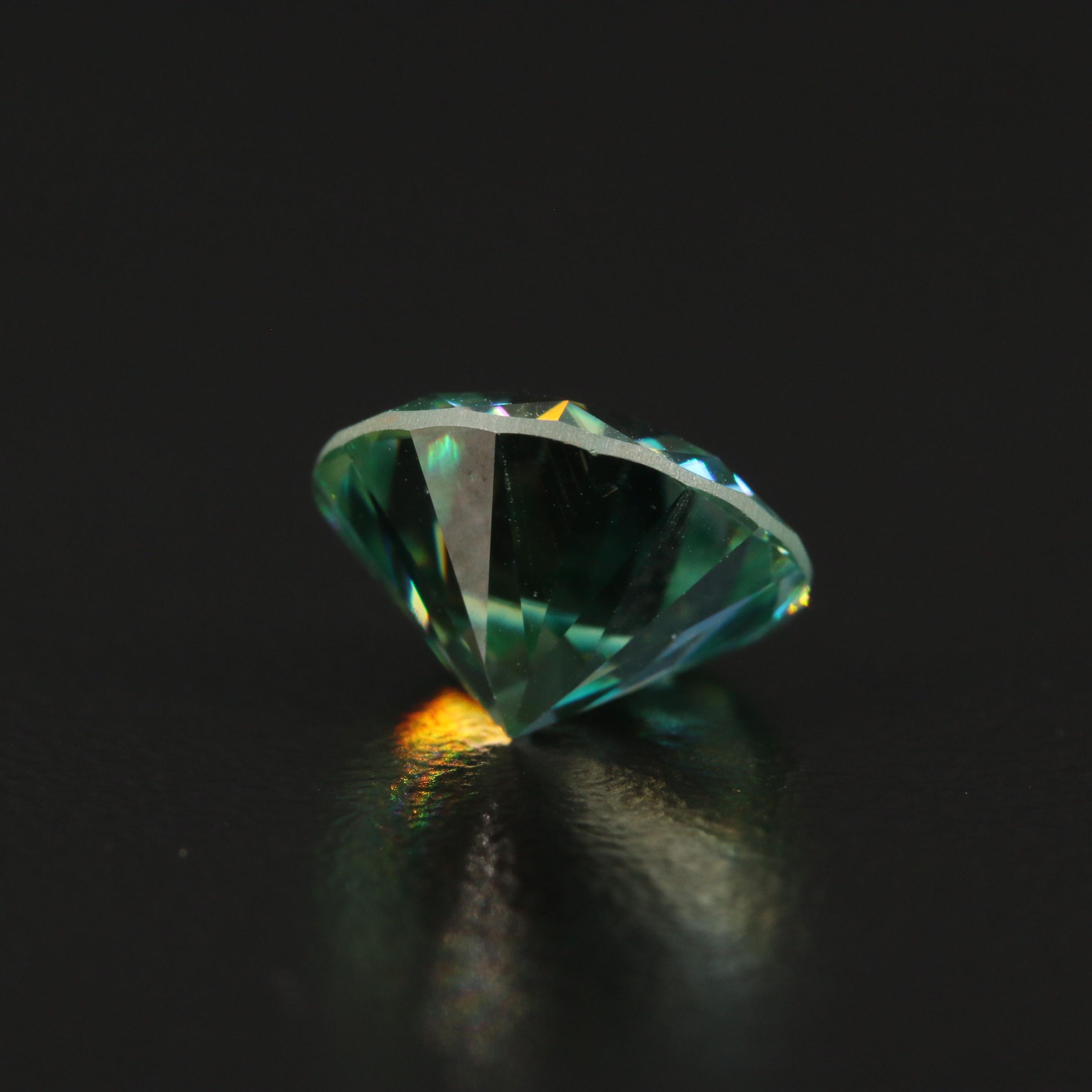 Loose Laboratory Grown Round Faceted Moissanite