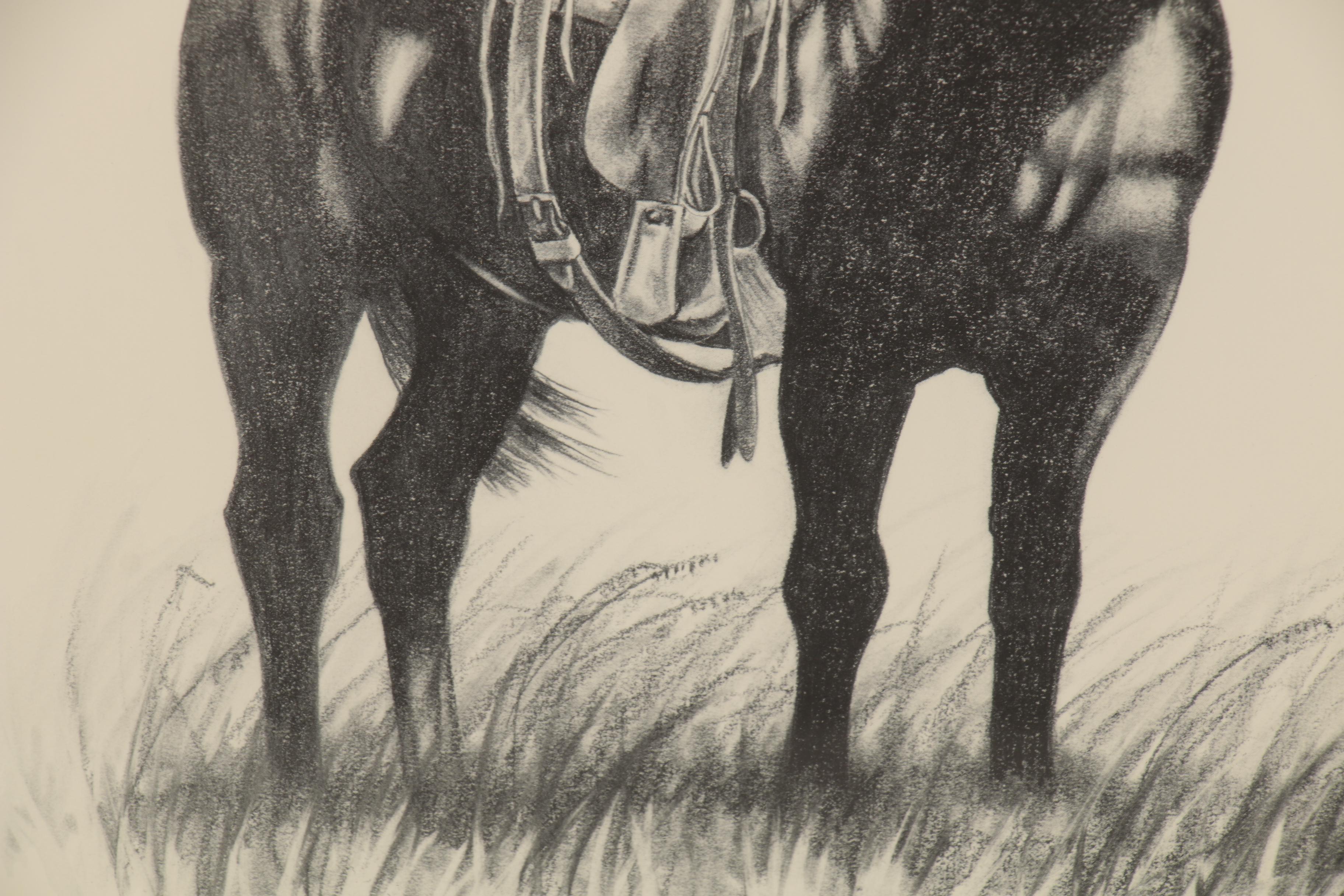 Brenda Bruckner Offset Lithograph "Chic and Red", 20th Century