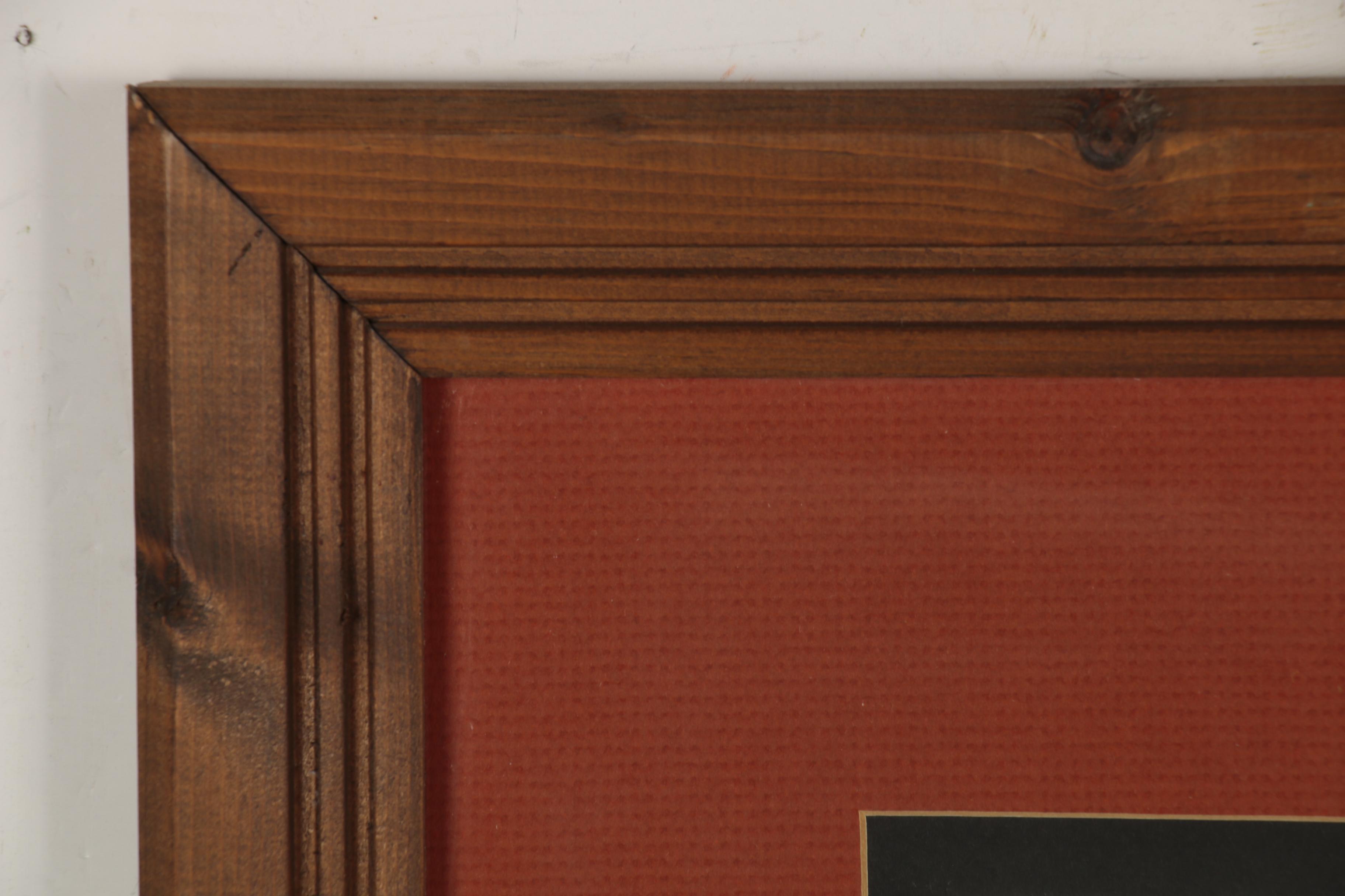 Brenda Bruckner Offset Lithograph "Chic and Red", 20th Century