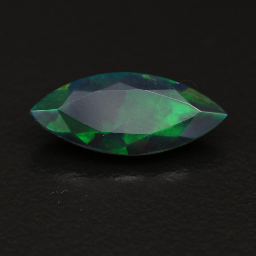 Loose 1.89 CT Marquise Faceted Opal