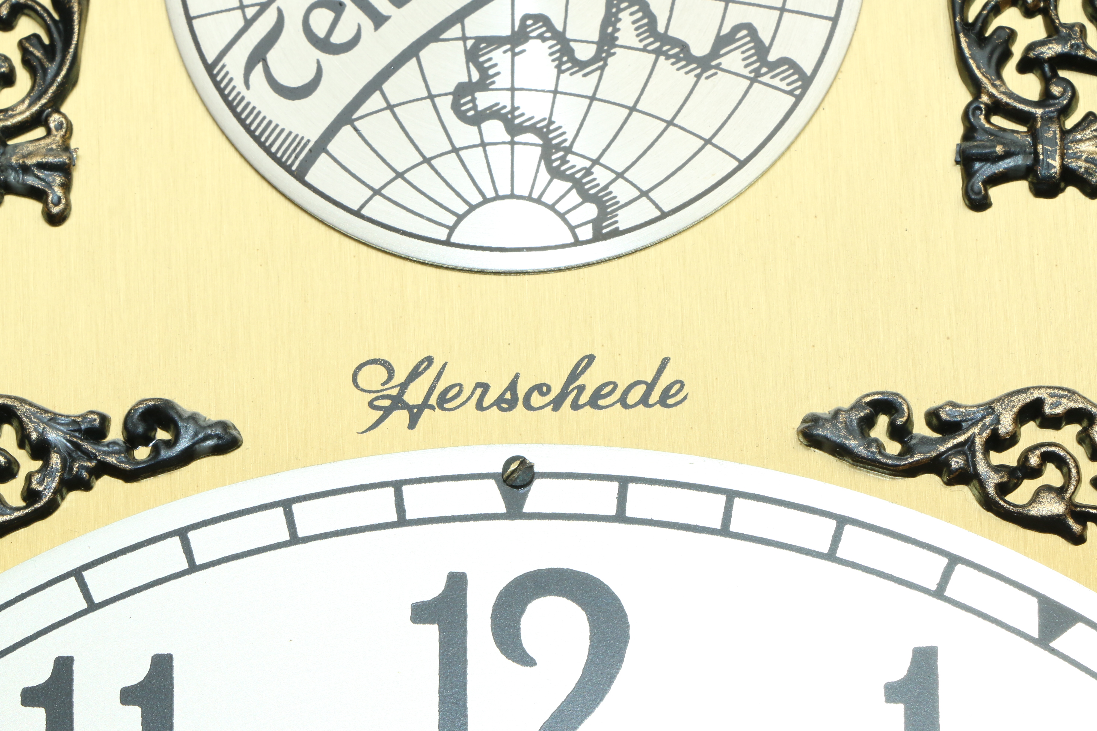 Mahogany Herschede "D'Orsay" Tempus Fugit Grandmother Clock, Vintage