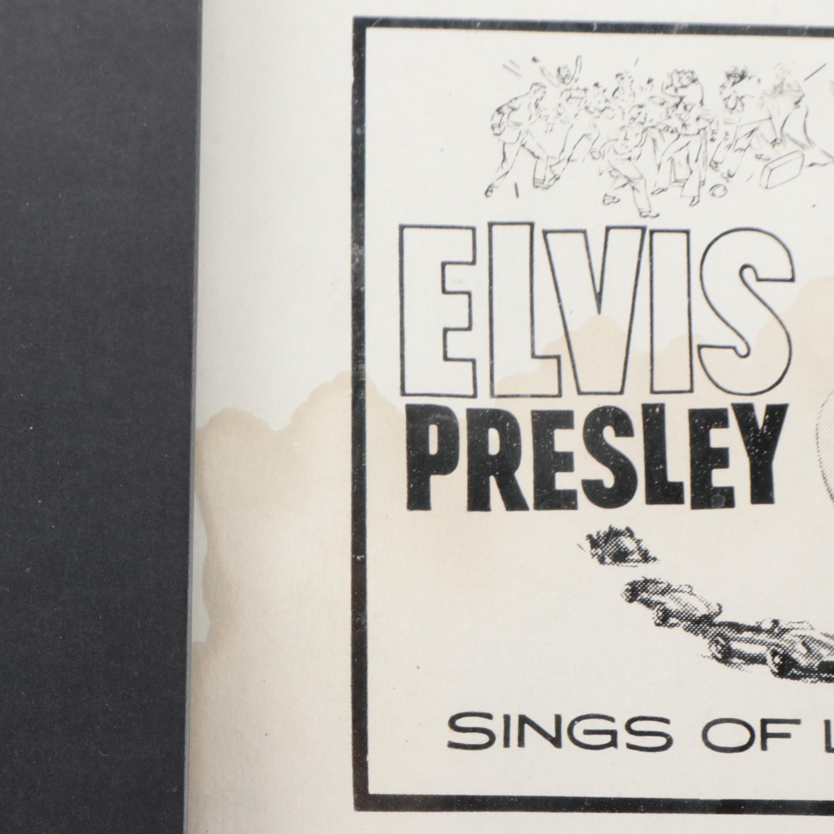 Elvis Presley "Double Feature" Movie Theater Poster, Framed