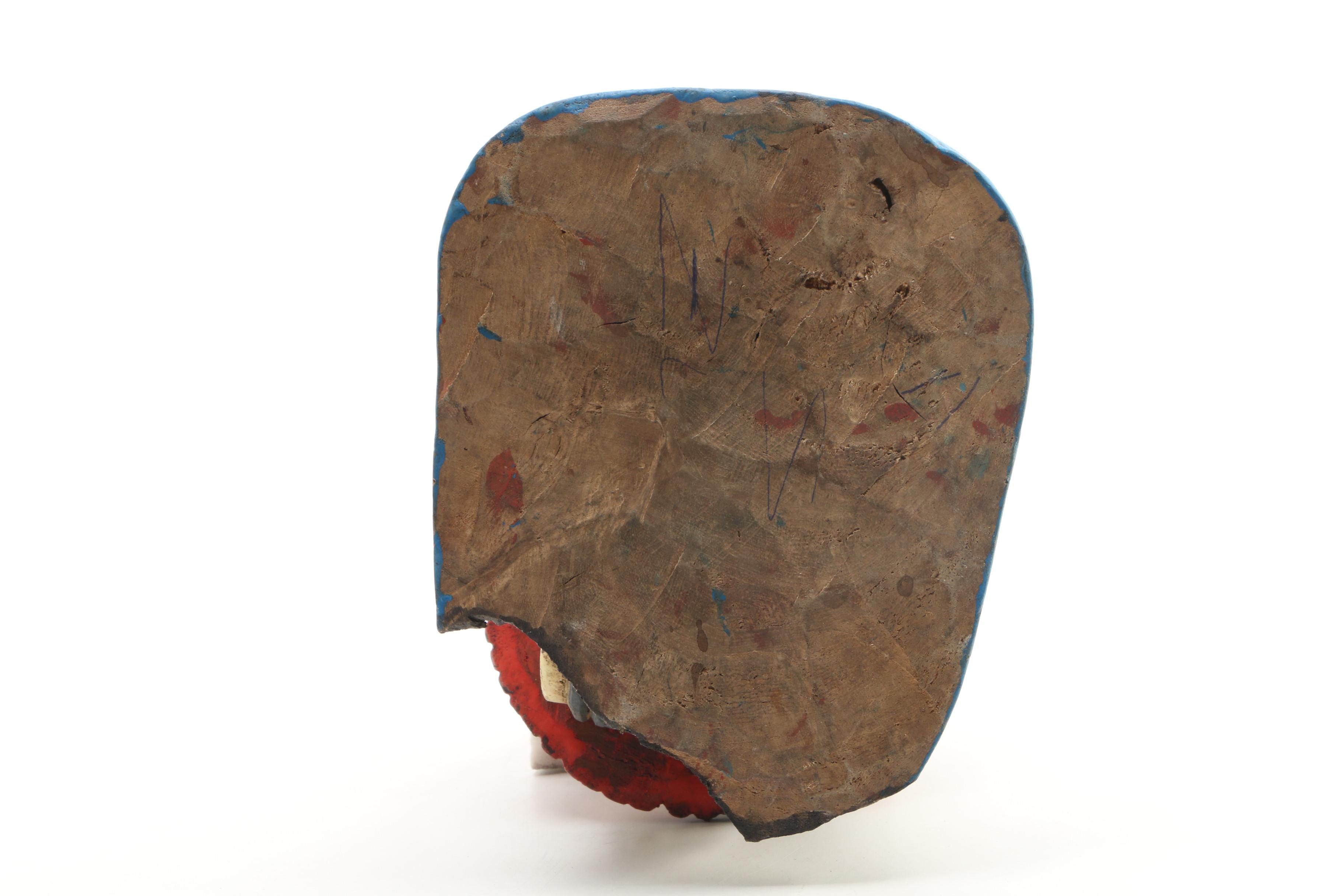 Japanese Seitaka Doji Hand-Painted Wooden Sculpture, 21st Century