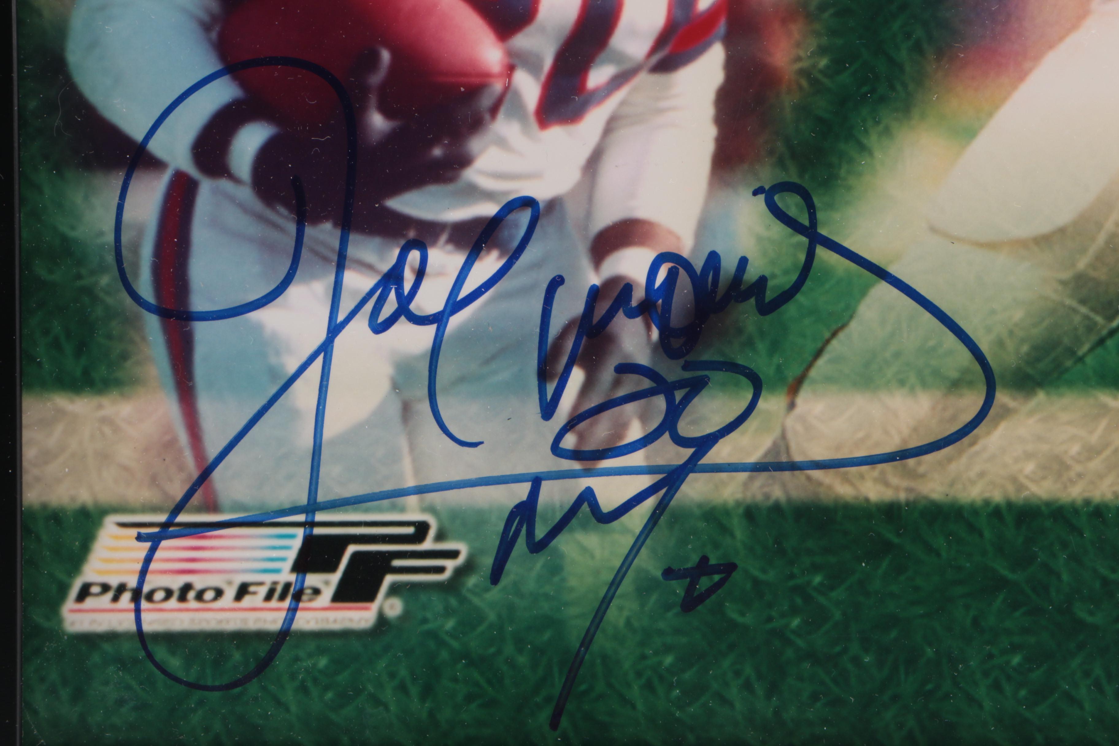 New York Giants Signed Super Bowl Champions XXI/XXV Poster, PSA COA