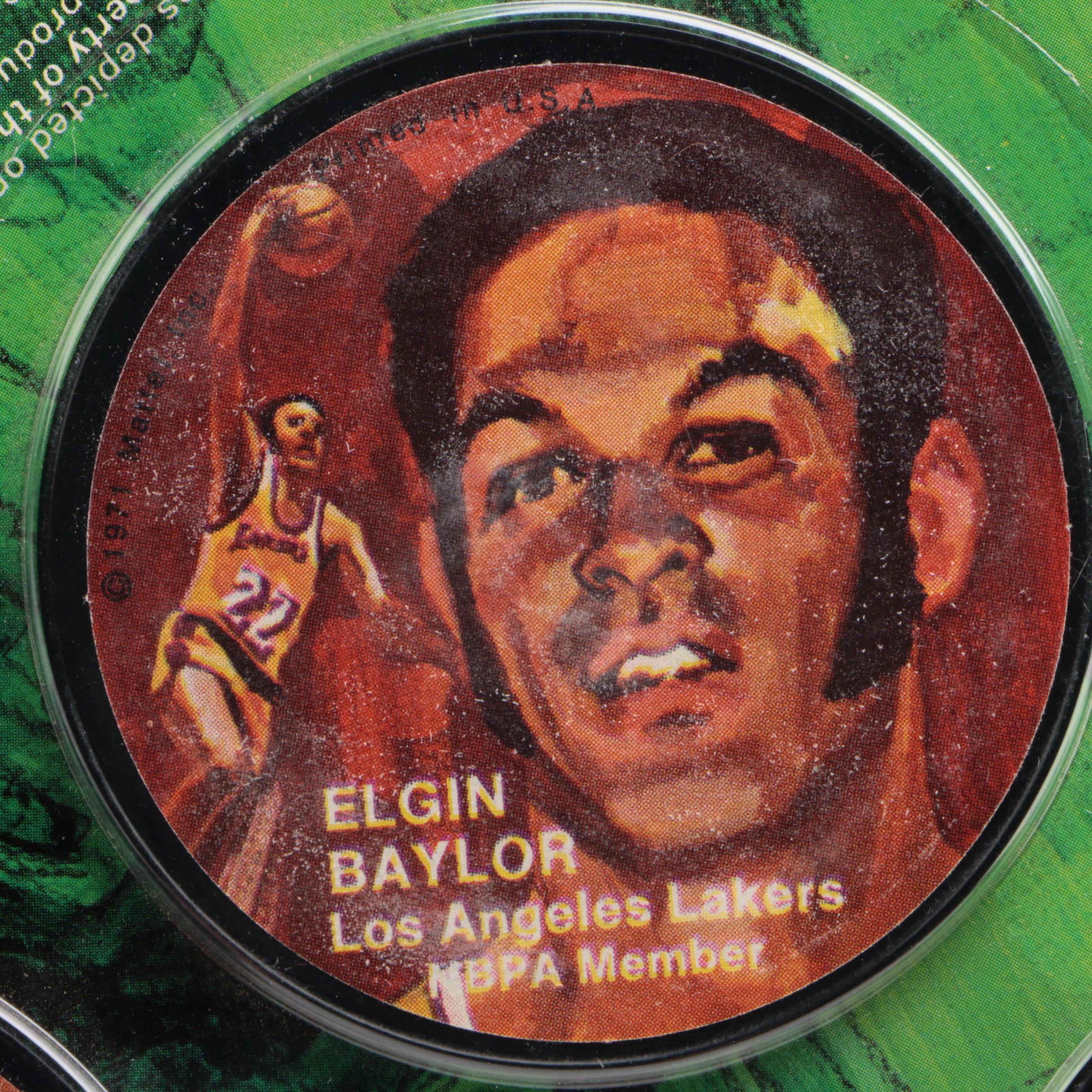Mattel "Instant Replay" Basketball Record Discs with Maravich, 1971