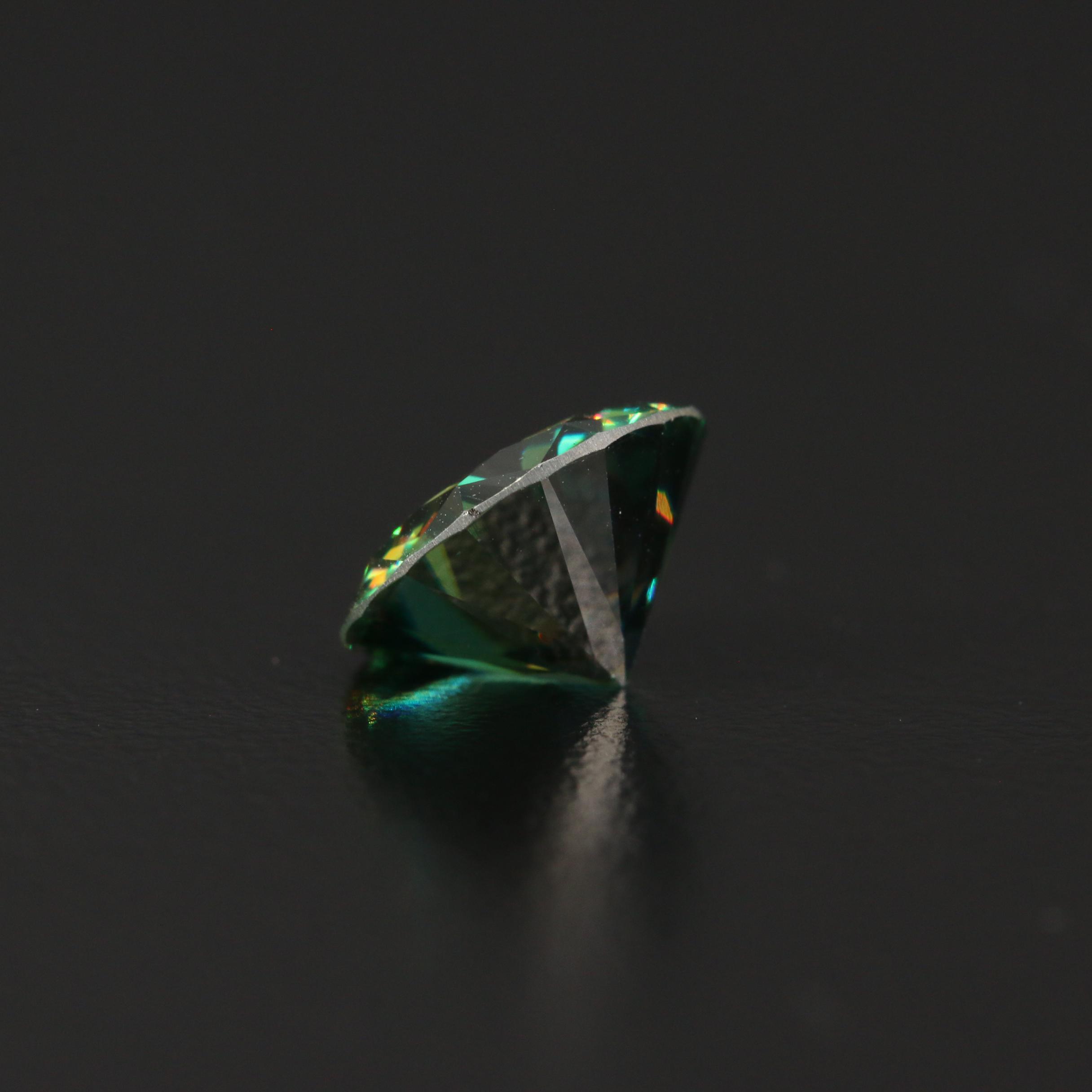 Loose Laboratory Grown Round Faceted Moissanite