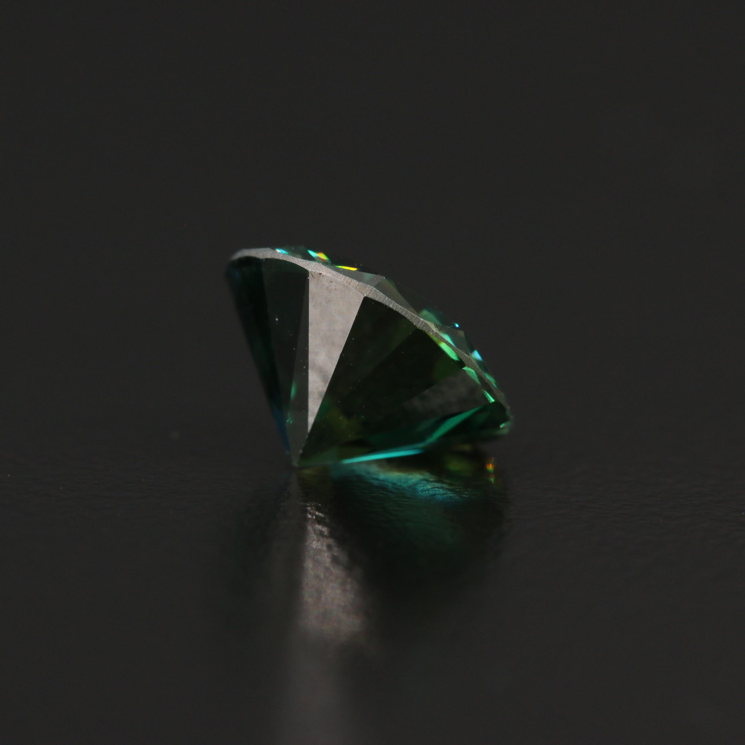 Loose Laboratory Grown Round Faceted Moissanite