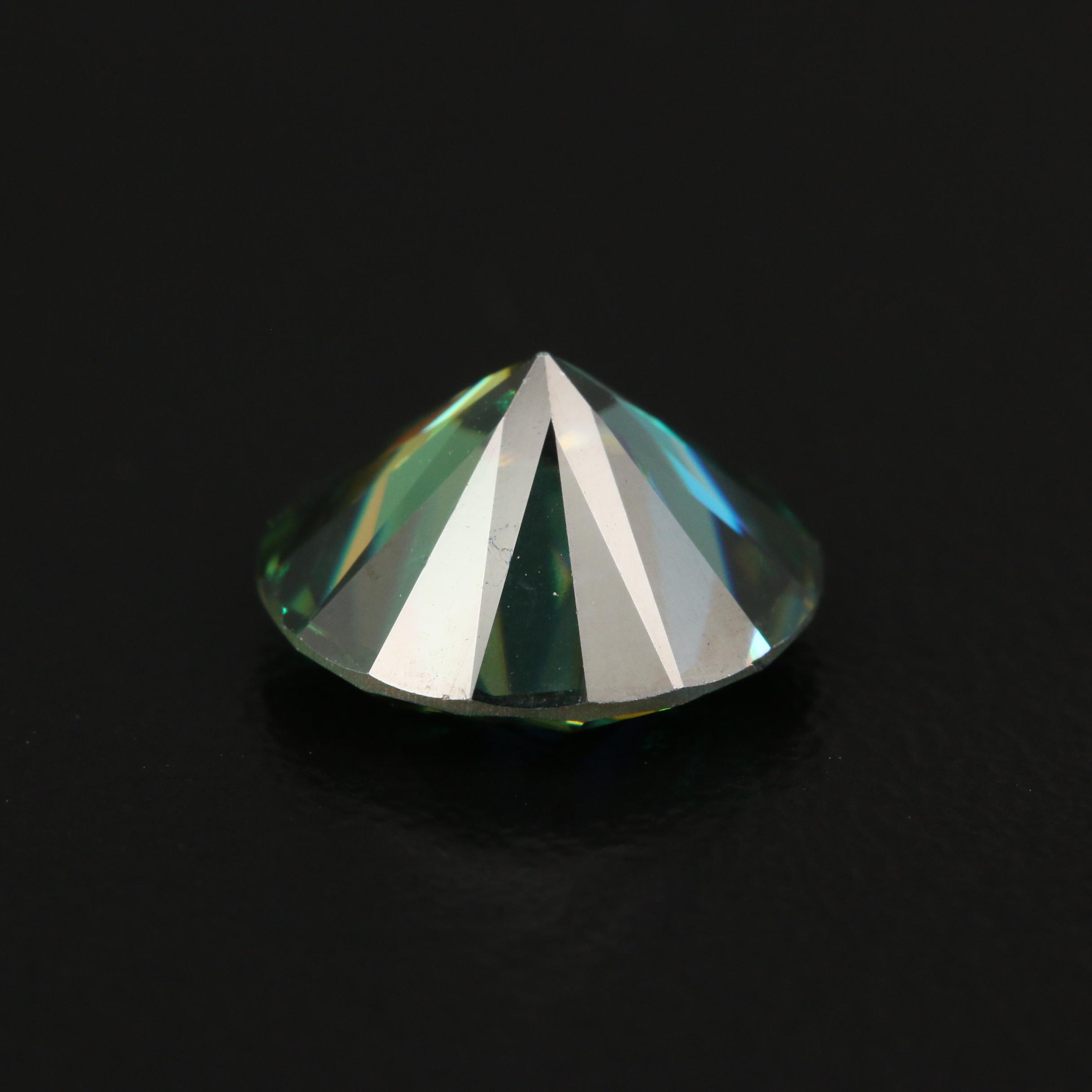 Loose Laboratory Grown Round Faceted Moissanite