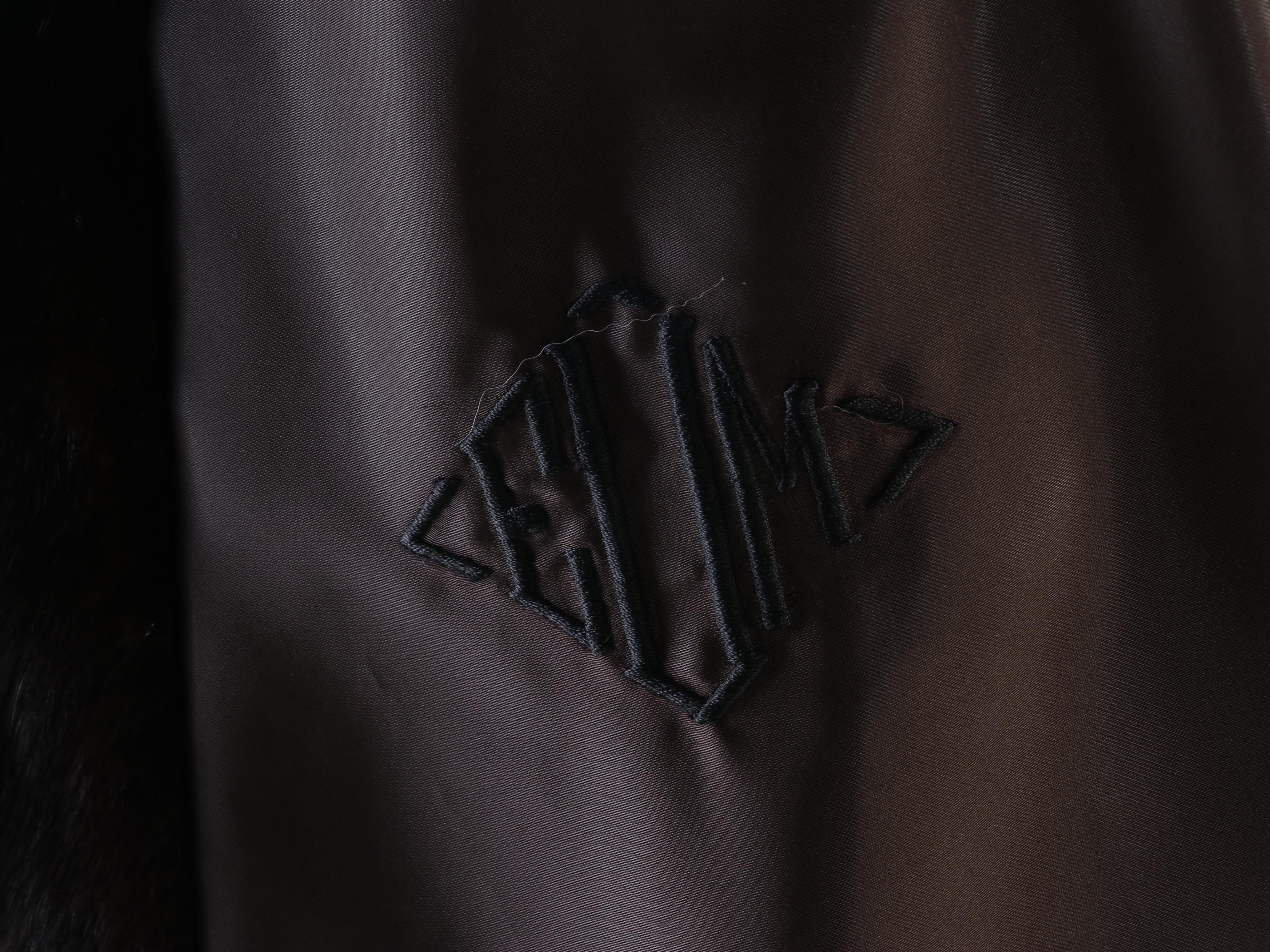 Evans Mink Fur Stroller Coat with Mink Fur Hat, Vintage