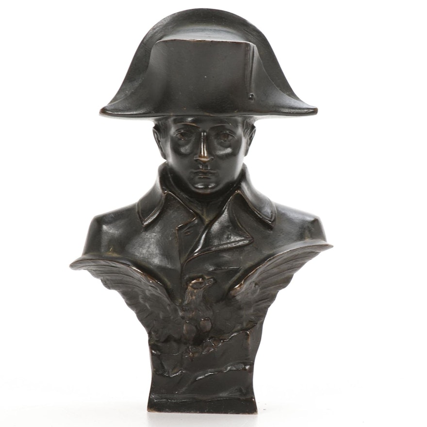 Cast Bronze Bust of Napoleon Bonaparte