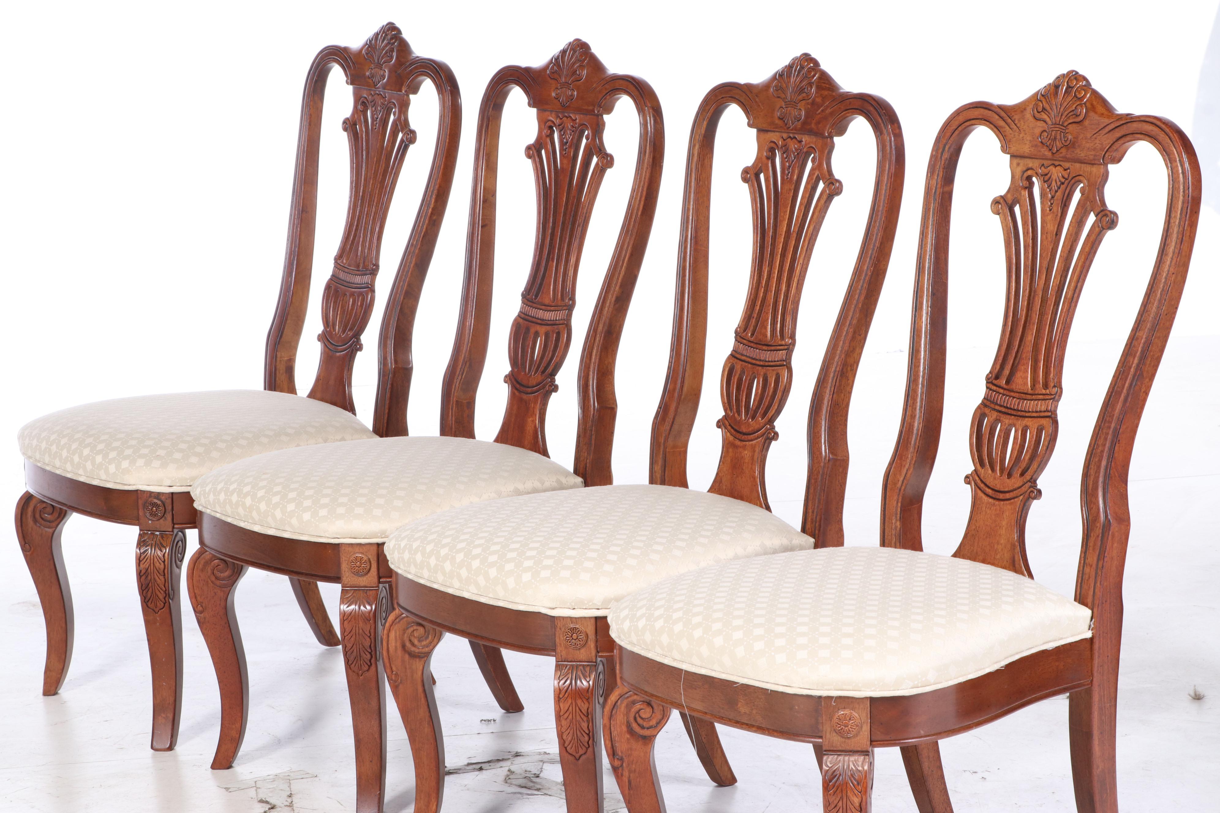 Universal Furniture Double Pedestal Dining Table and Chairs