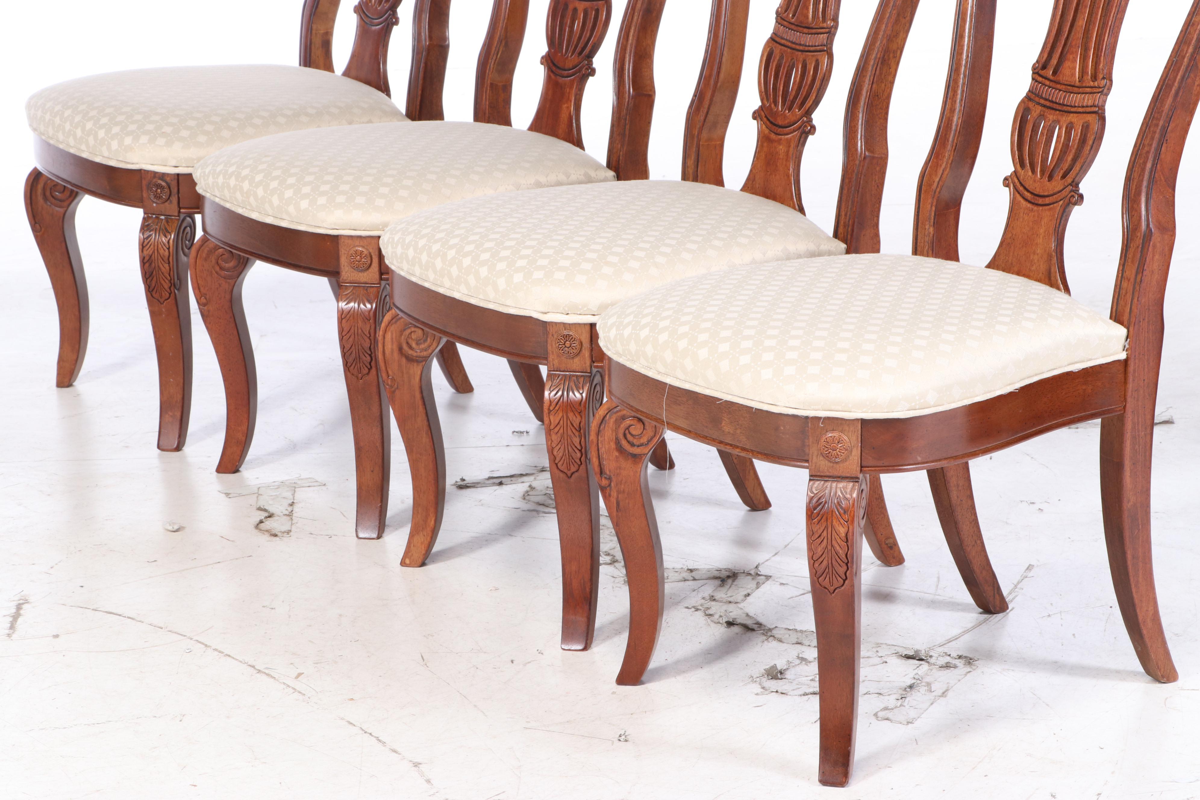 Universal Furniture Double Pedestal Dining Table and Chairs