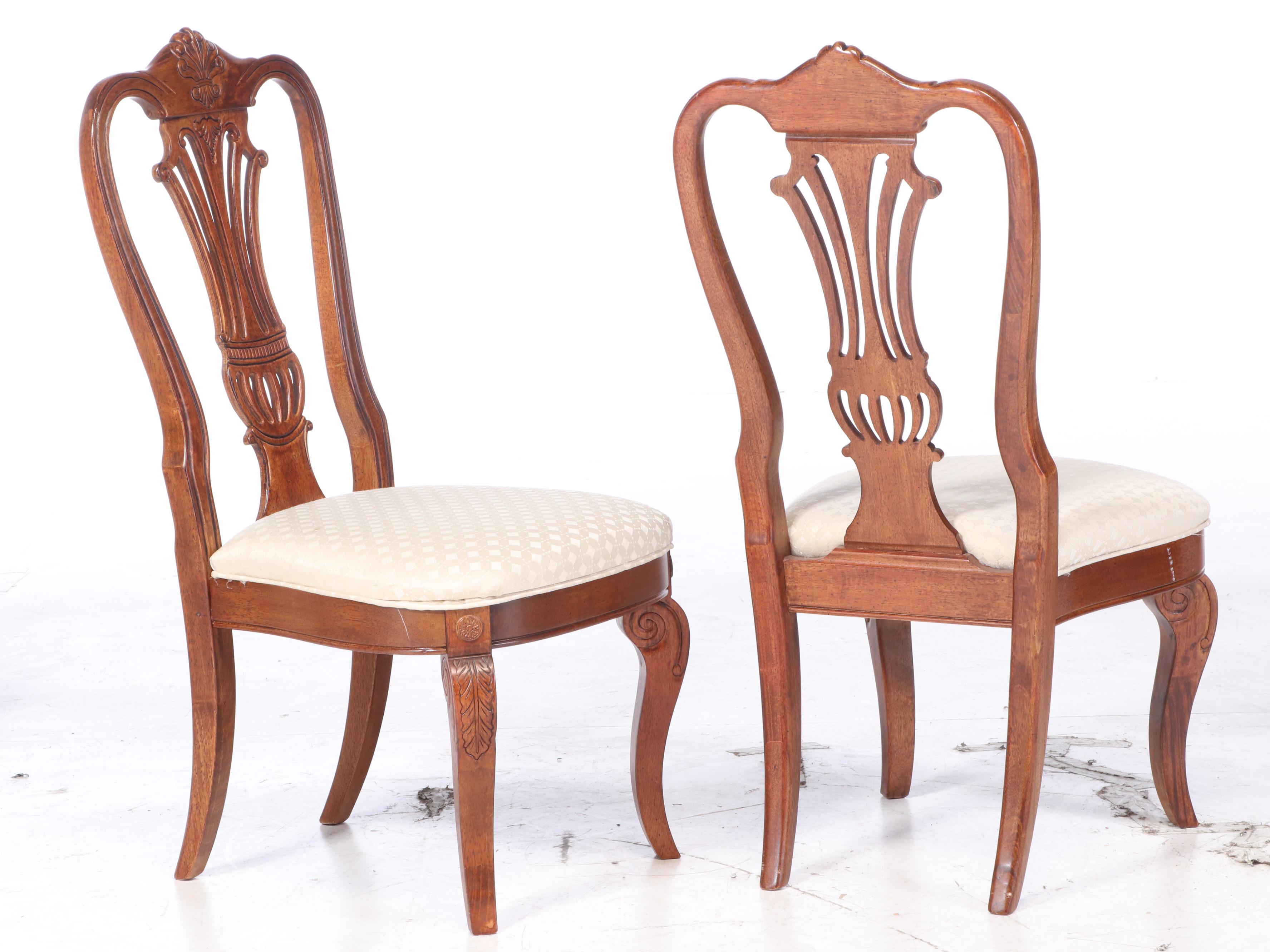 Universal Furniture Double Pedestal Dining Table and Chairs