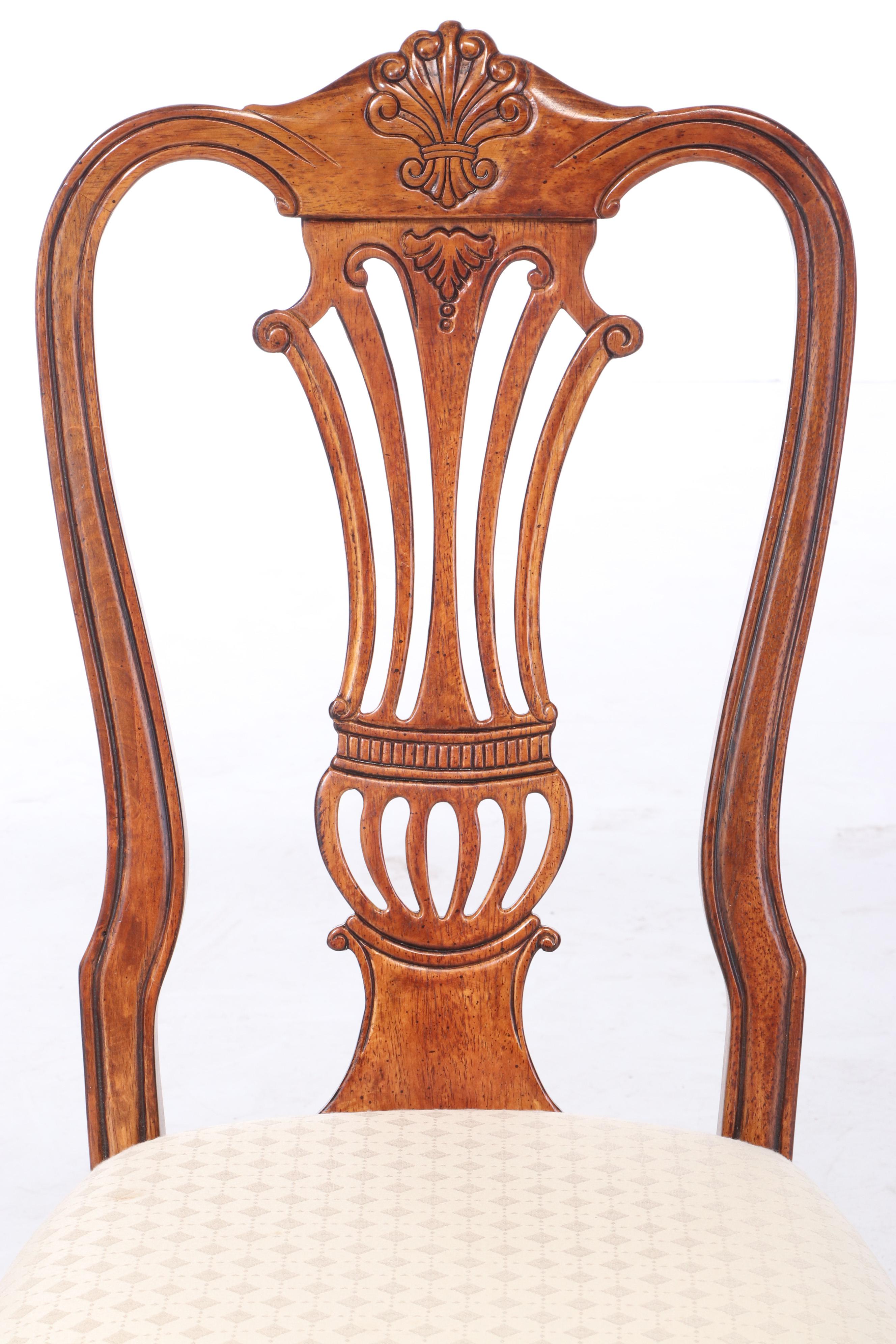 Universal Furniture Double Pedestal Dining Table and Chairs