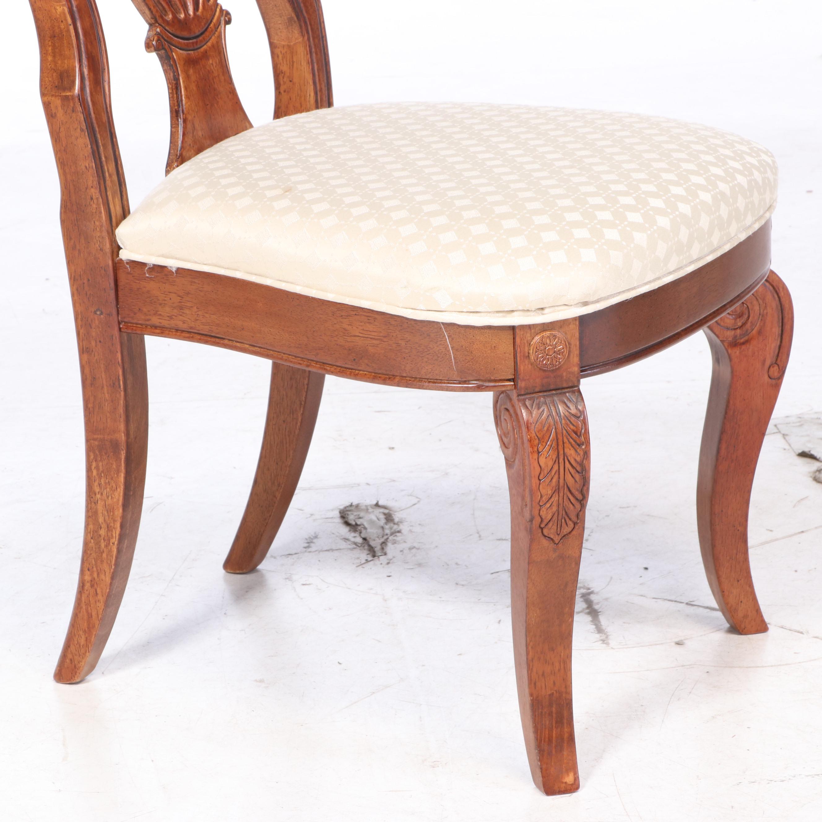 Universal Furniture Double Pedestal Dining Table and Chairs