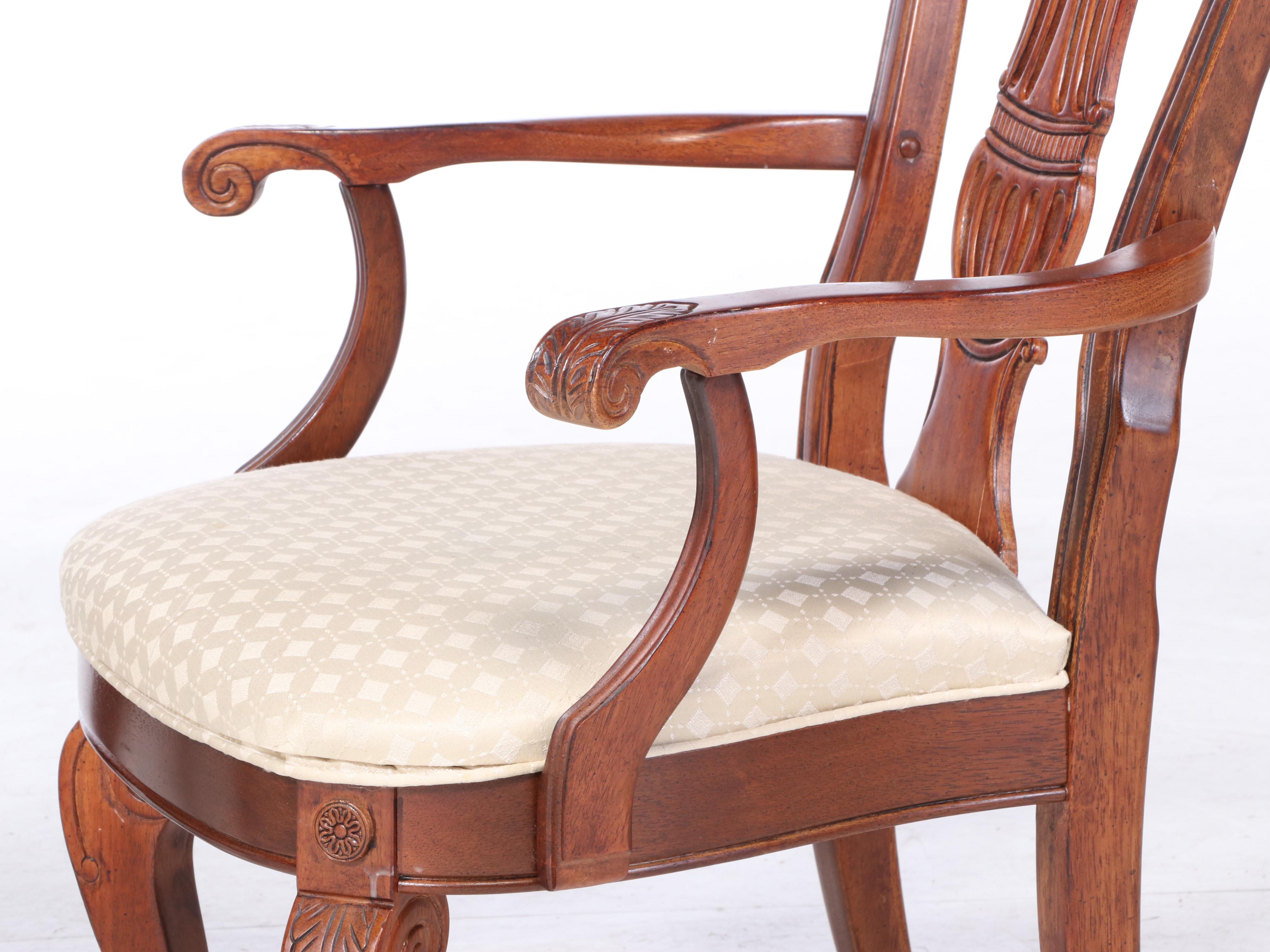 Universal Furniture Double Pedestal Dining Table and Chairs