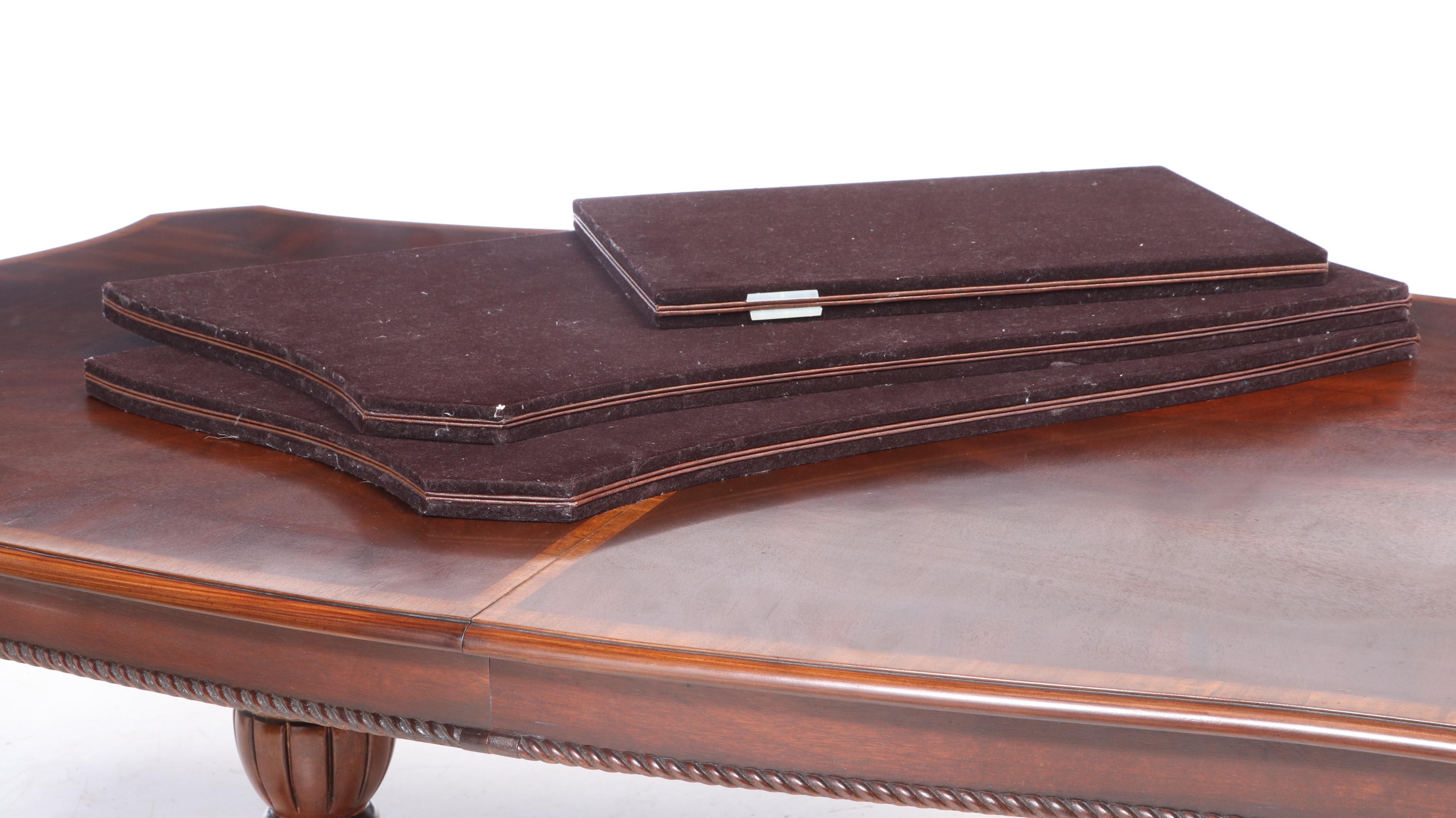 Universal Furniture Double Pedestal Dining Table and Chairs