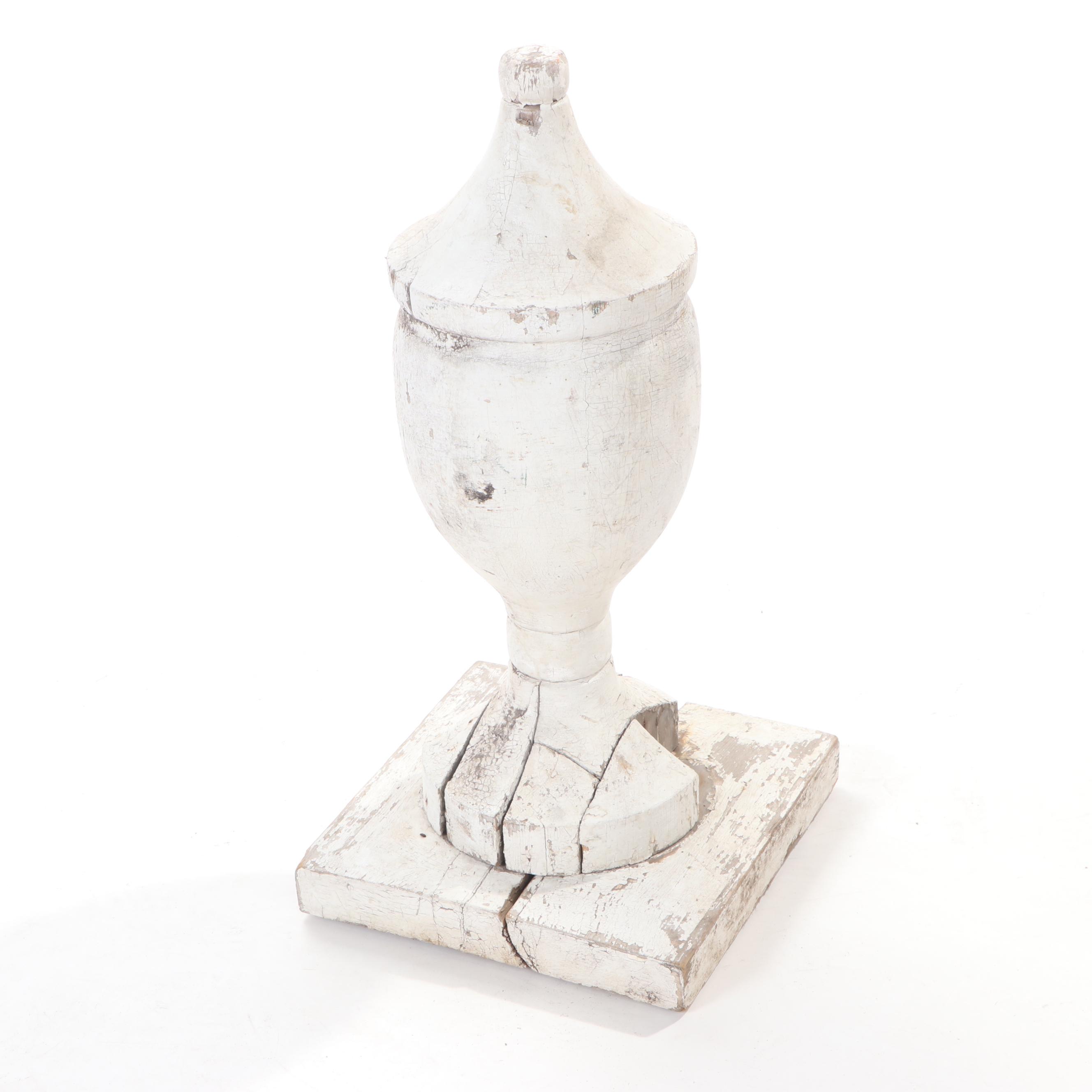 Turned Wood Post Architectural Finials