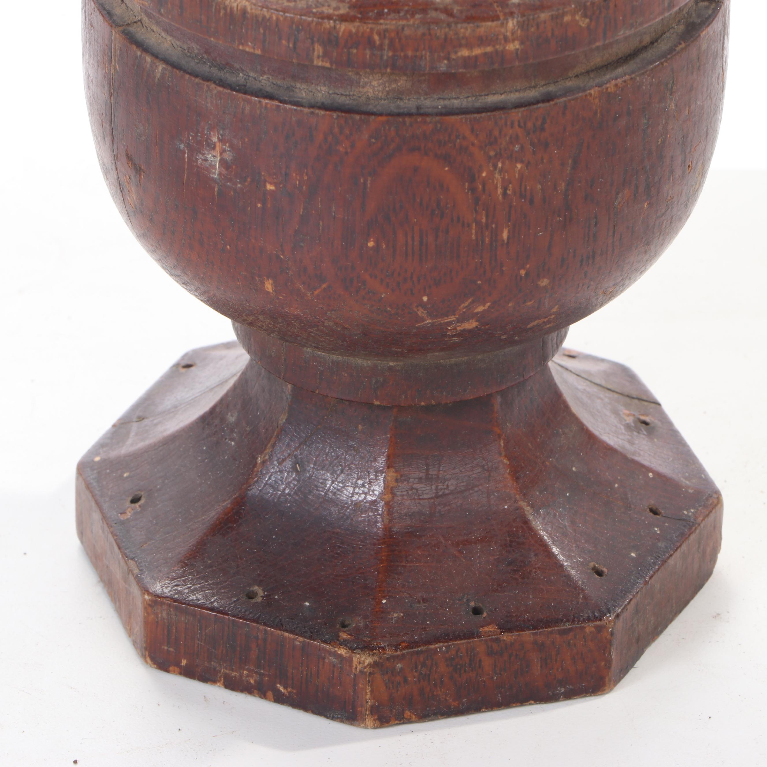 Turned Wood Post Architectural Finials