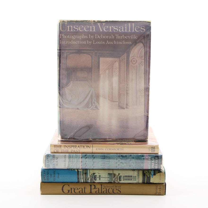 First Edition "Unseen Versailles" with More Books on Architecture and Design