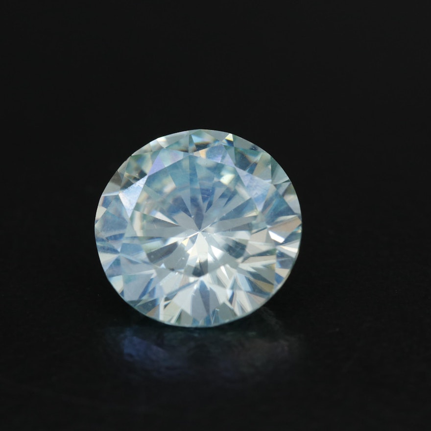 Loose Laboratory Grown Round Faceted Moissanite