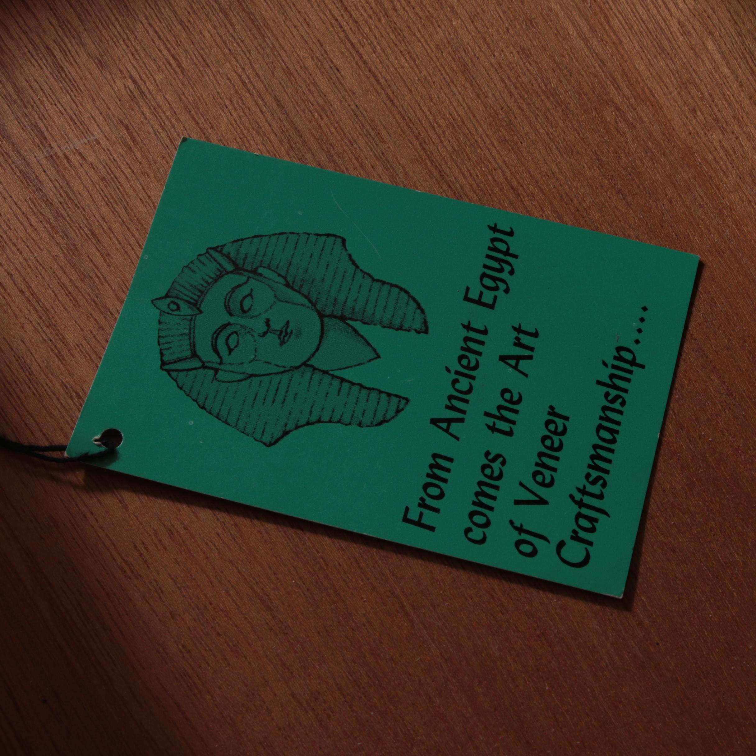 Broyhill Mid Century Modern Walnut 2-Piece China Cabinet, Mid 20th Century