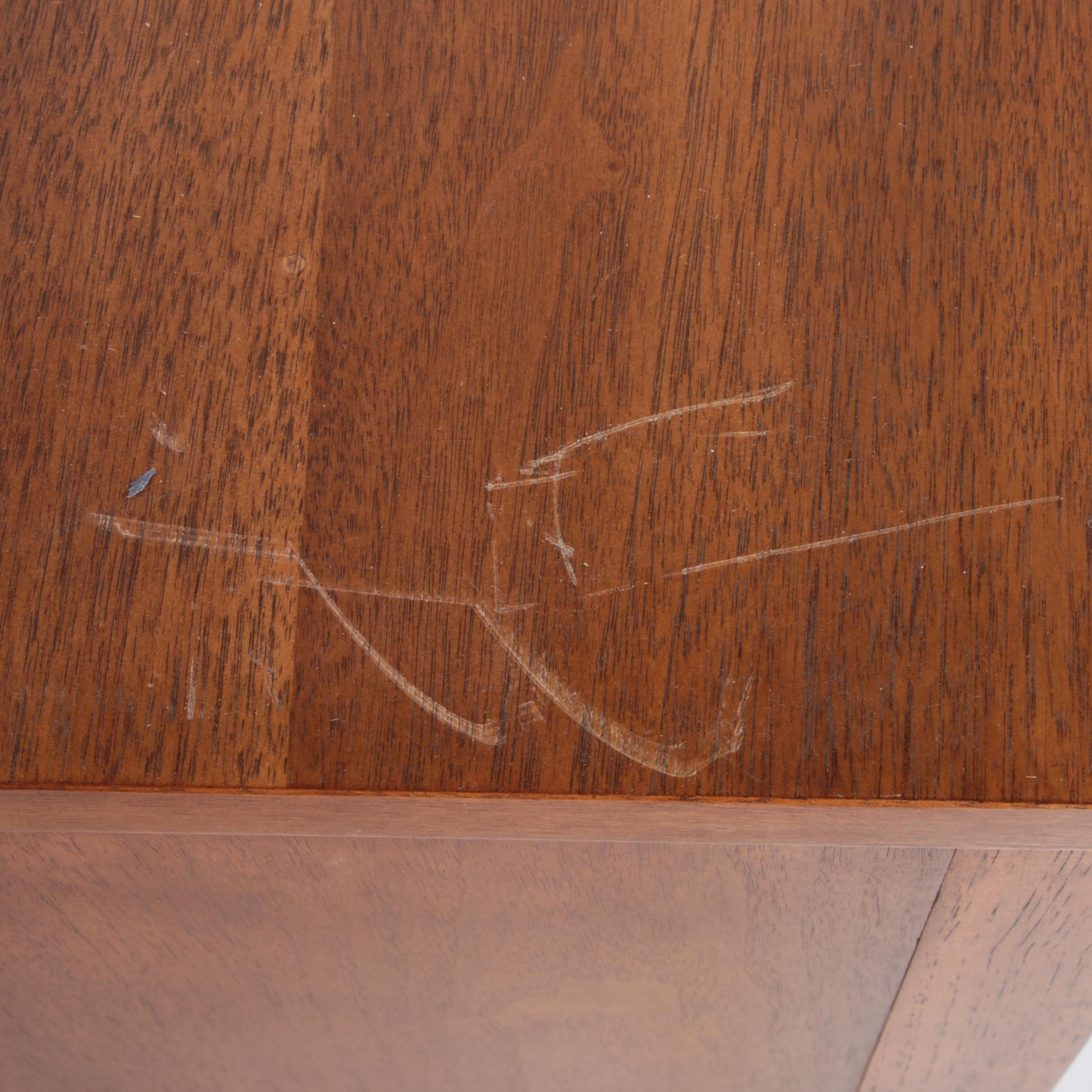 Broyhill Mid Century Modern Walnut 2-Piece China Cabinet, Mid 20th Century