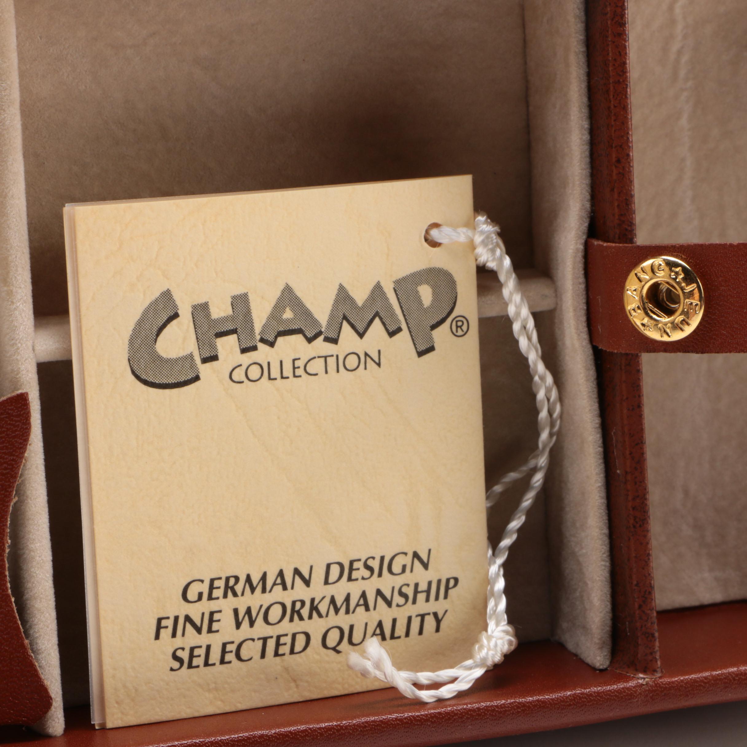 Jeun Bang Travel Faux Leather and Fabric Jewelry Cases