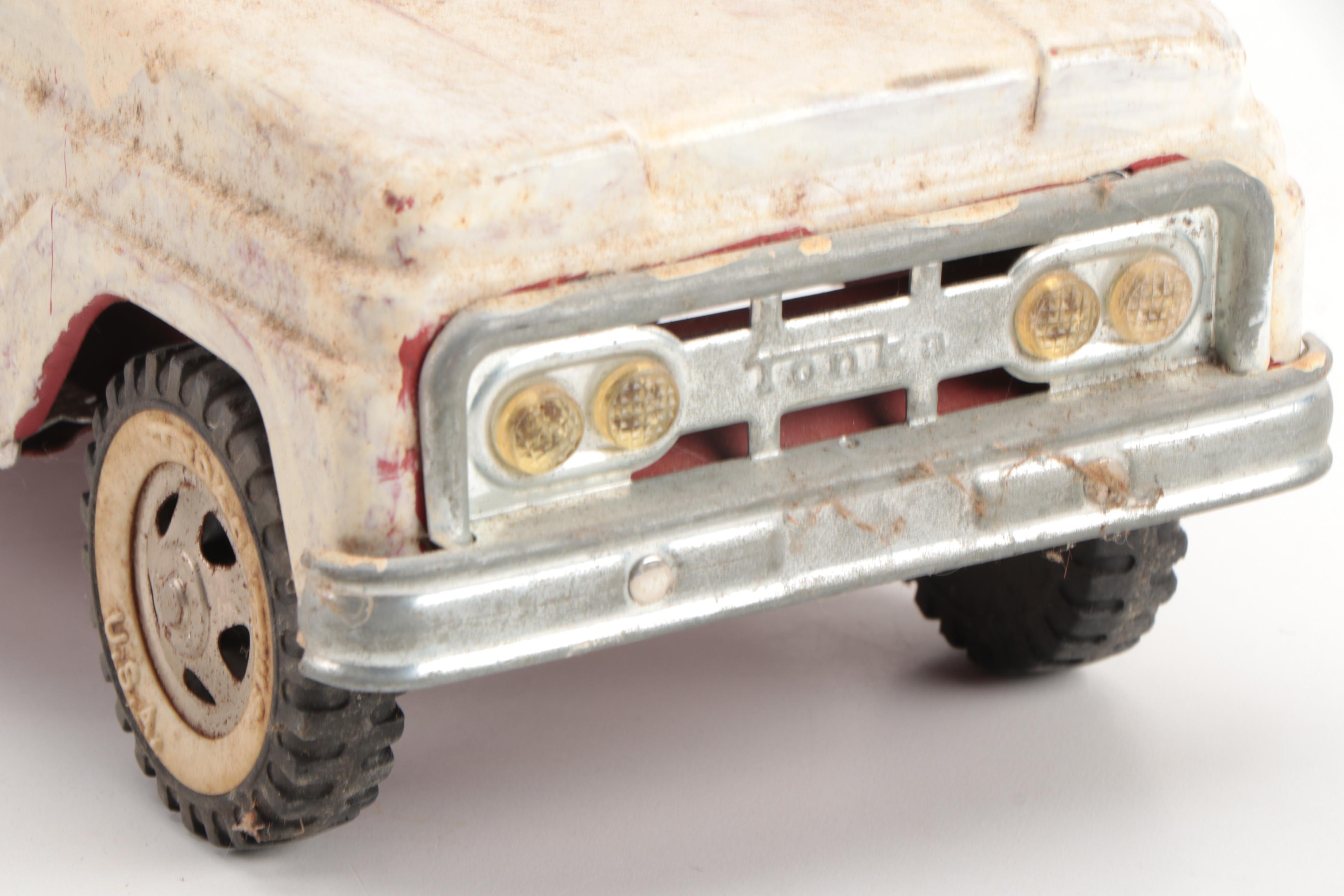 Nylint Fire/Rescue Squad and Tonka Snorkel Pumper Truck, Vintage