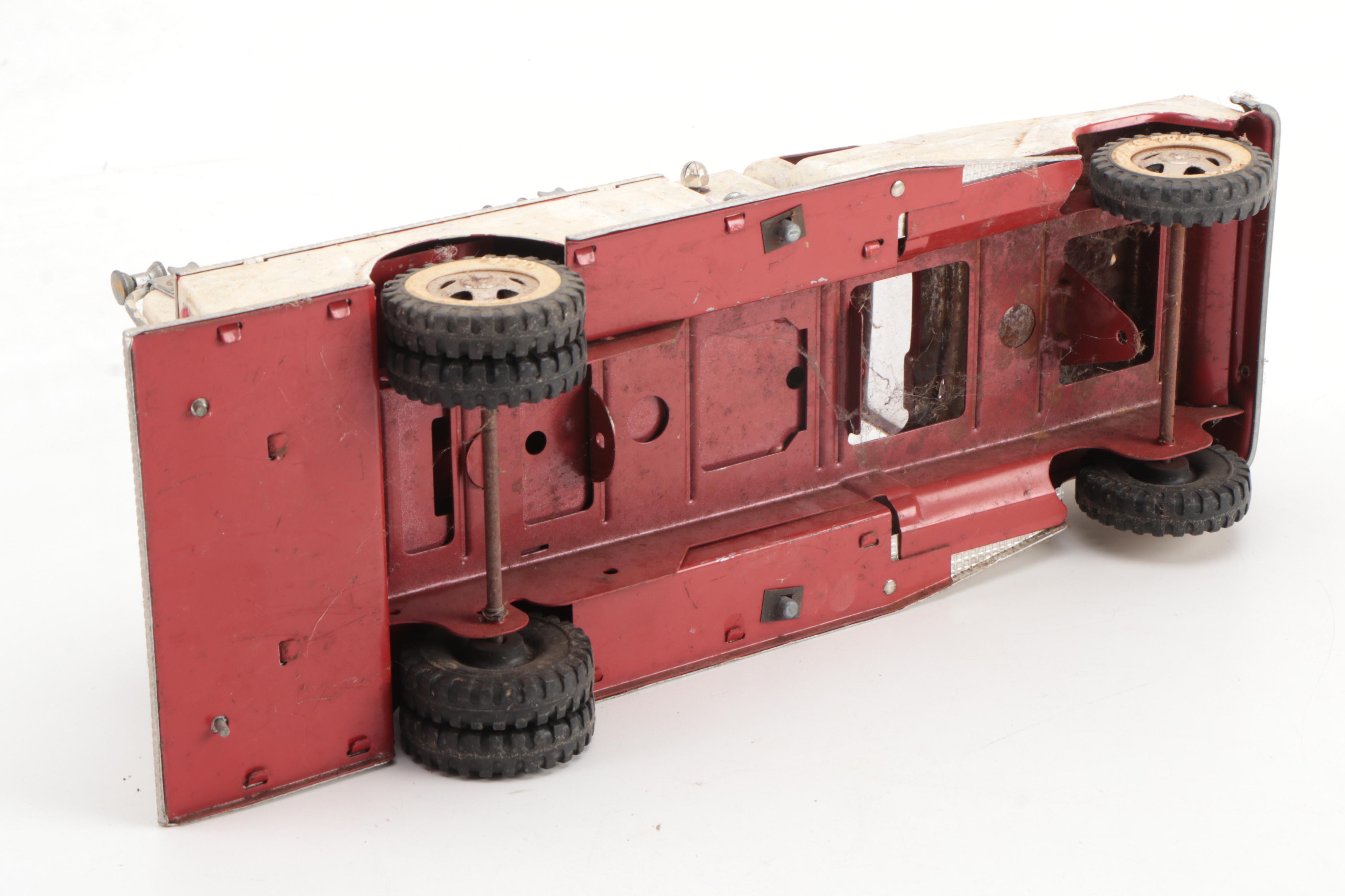 Nylint Fire/Rescue Squad and Tonka Snorkel Pumper Truck, Vintage