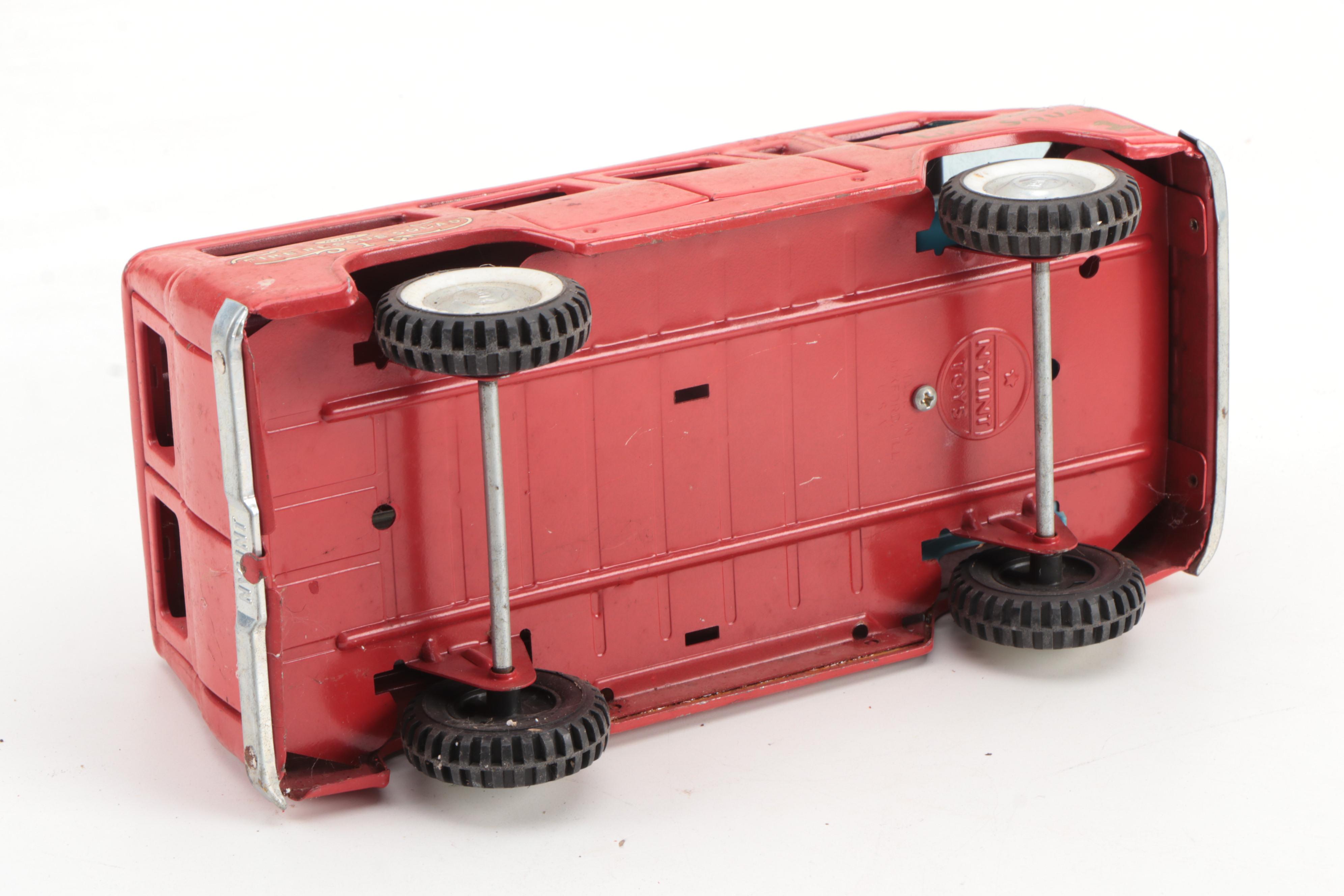 Nylint Fire/Rescue Squad and Tonka Snorkel Pumper Truck, Vintage