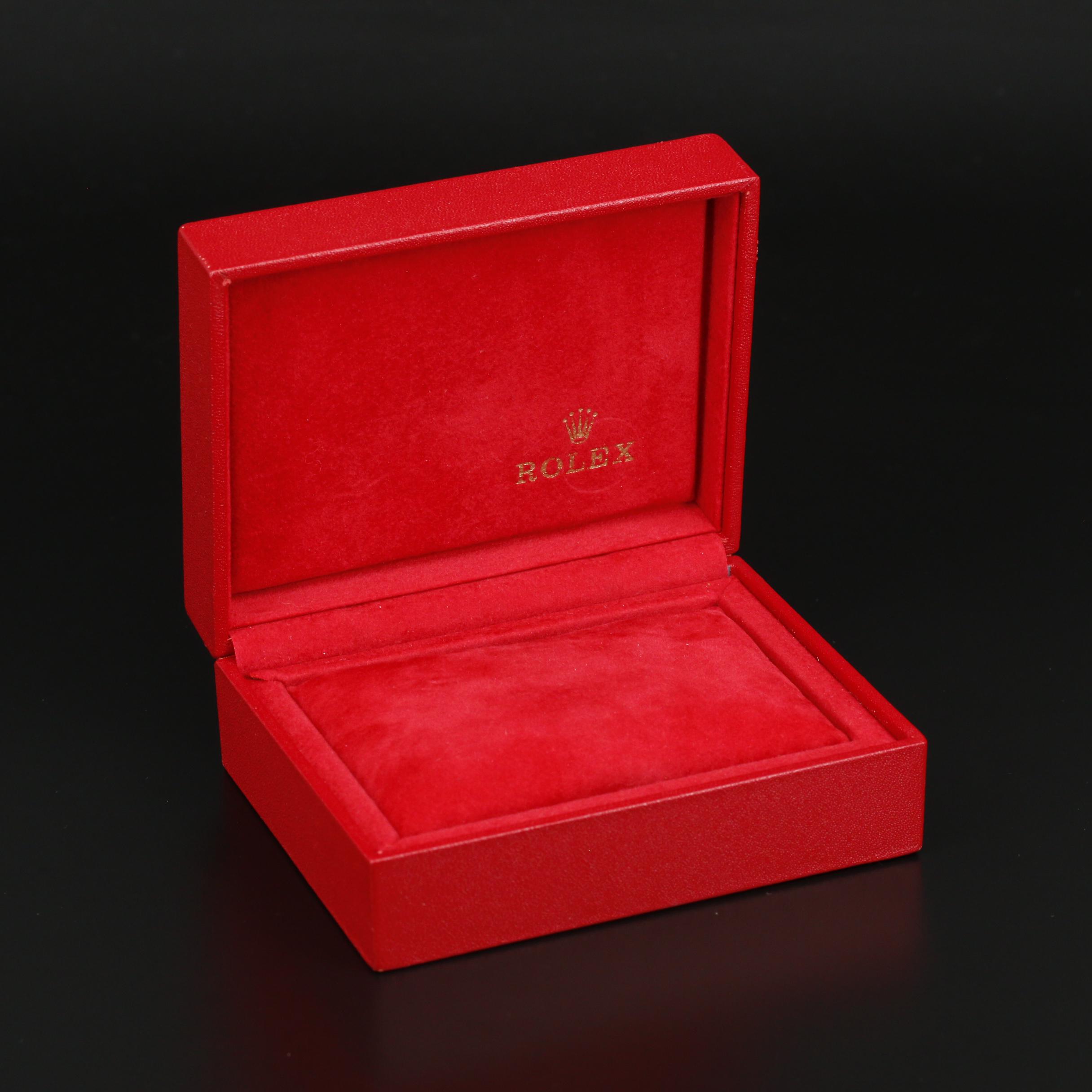 Red Rolex Watch Box