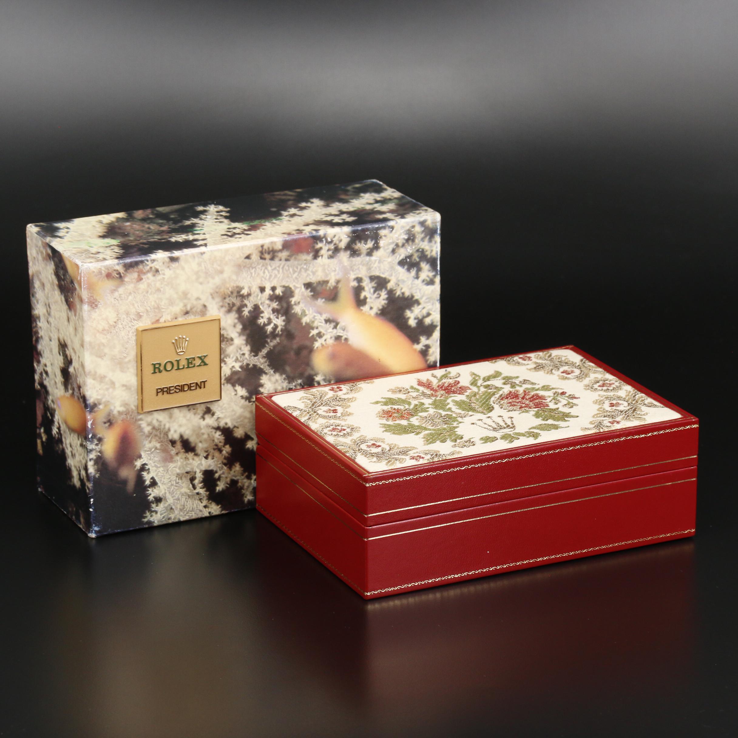 Rolex President Tapestry Box