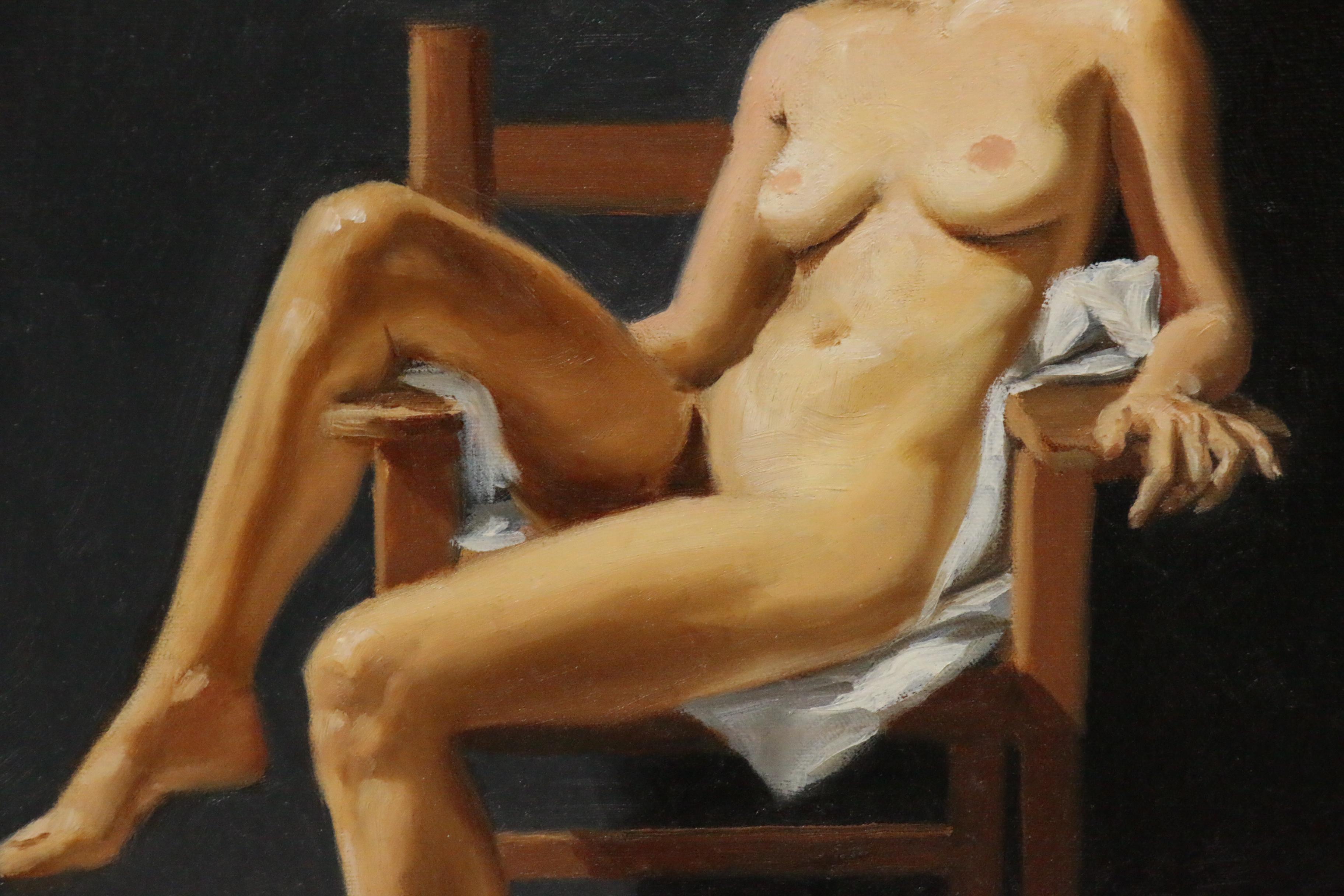 Ty Milner Figure Oil Painting "Night Life"