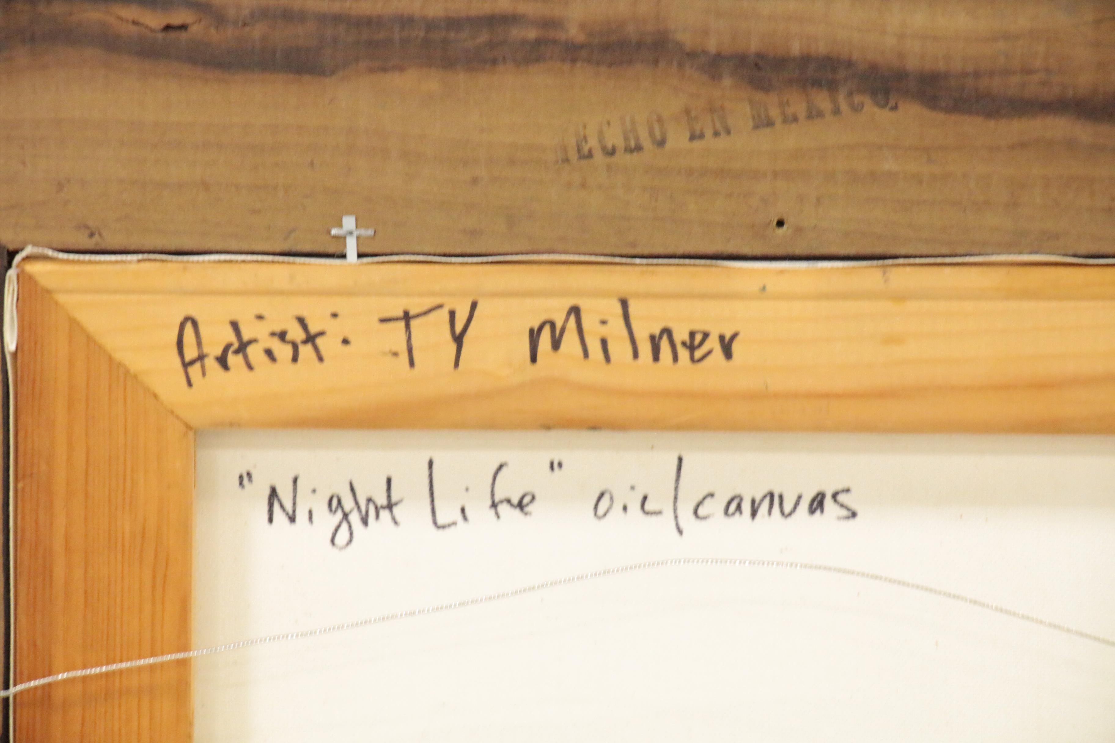 Ty Milner Figure Oil Painting "Night Life"