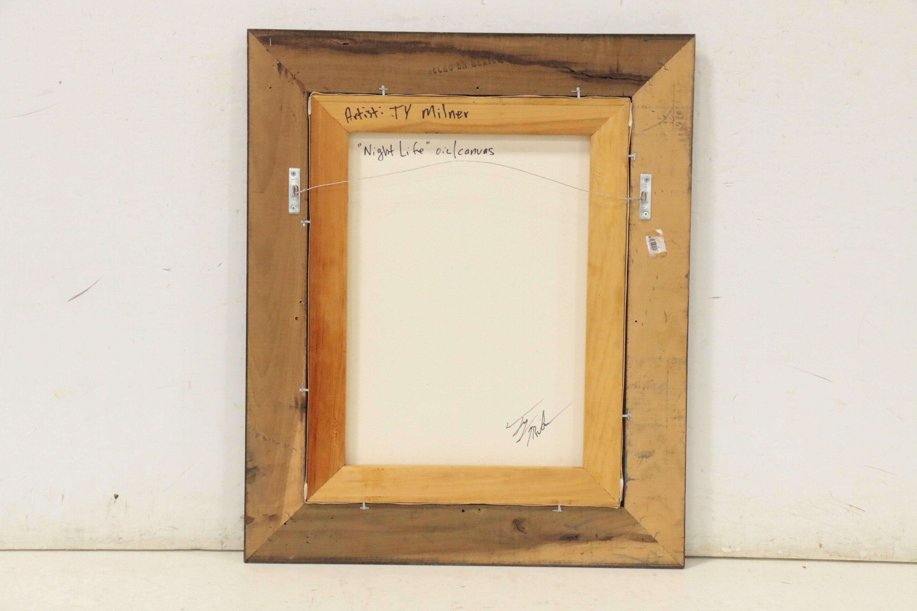 Ty Milner Figure Oil Painting "Night Life"