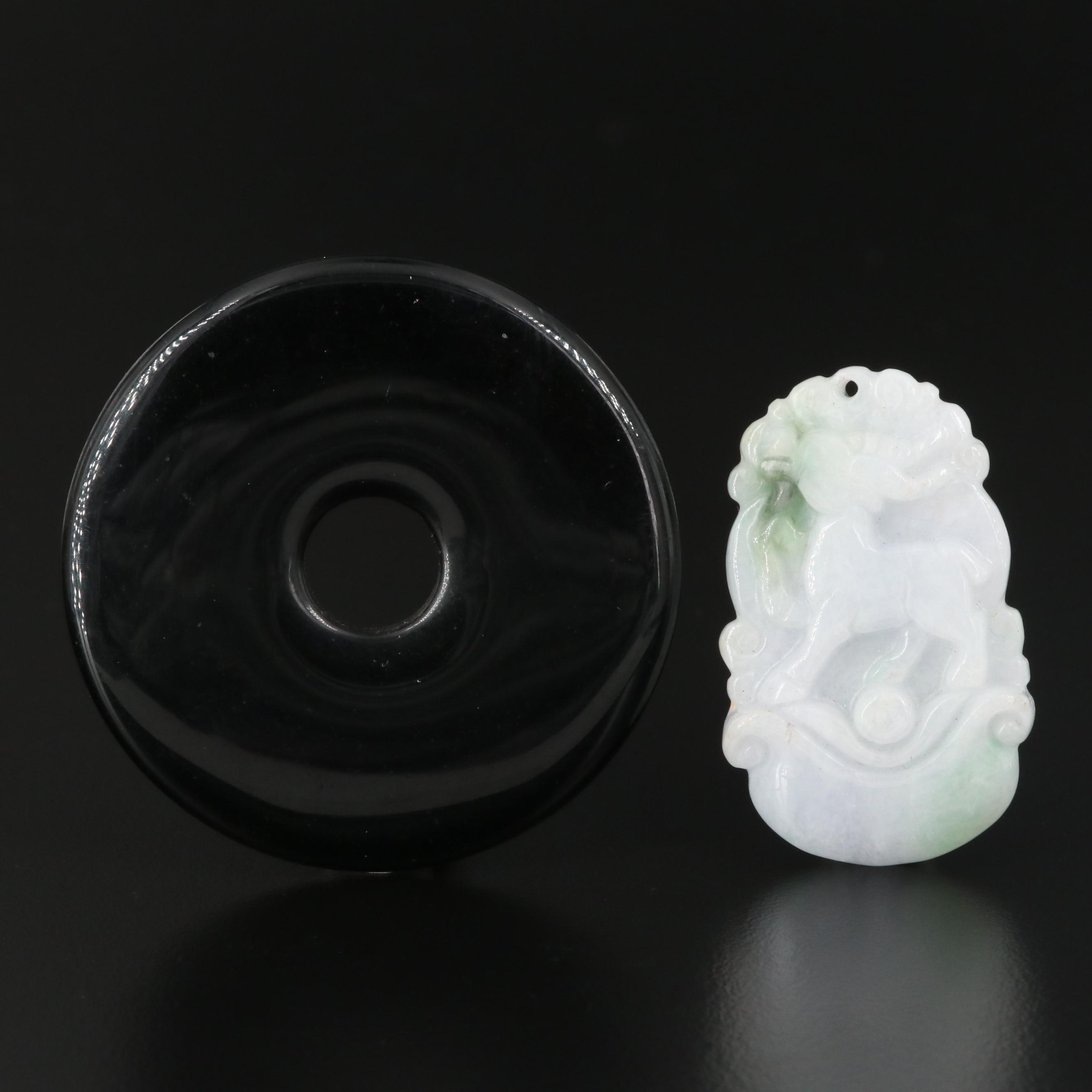 Loose Jadeite and Black Onyx