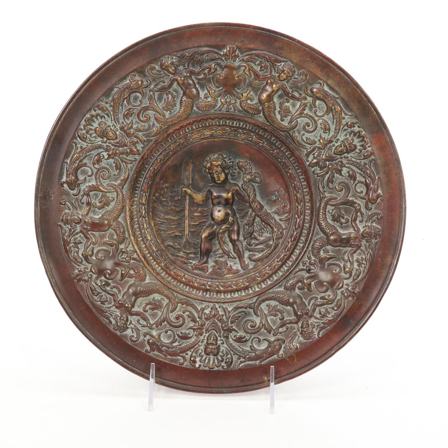 Baroque Style Bronze Tray