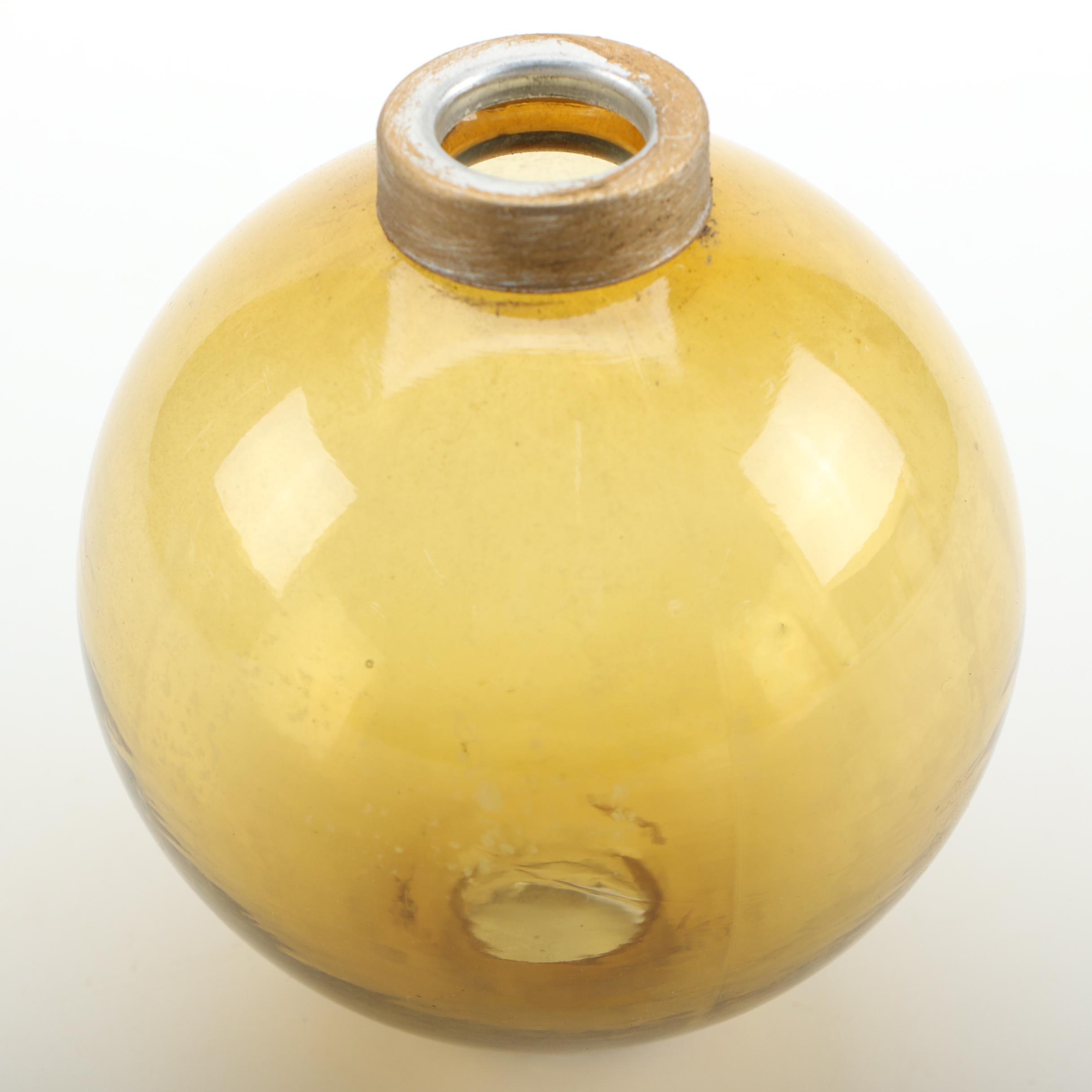 Glass Lightning Rod Balls, Early 20th Century