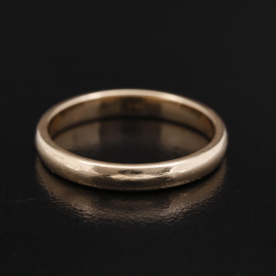 14K Polished Band