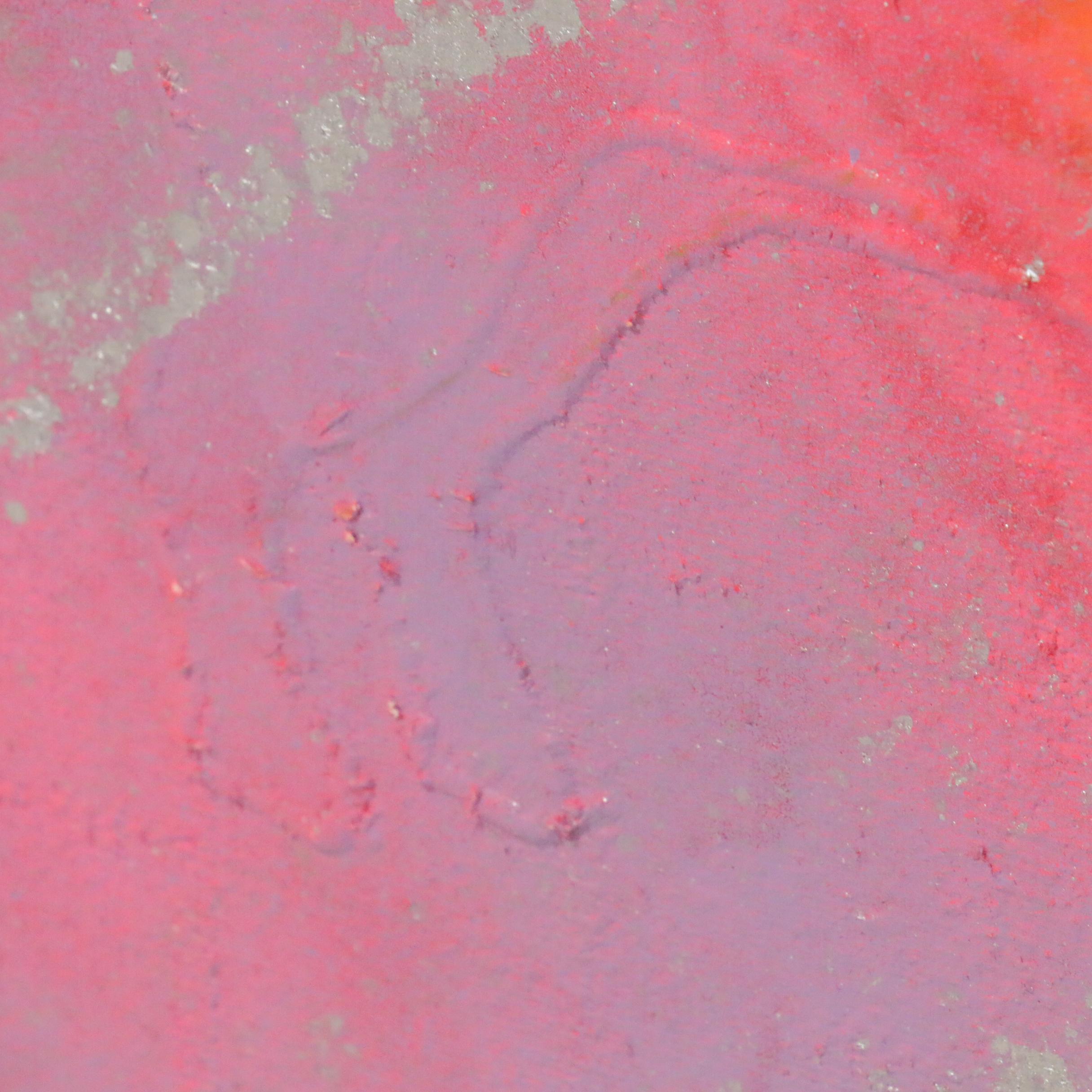 O.O.H.B.A.B.Y. Street Art Acrylic and Gesso Painting of Abstract Composition