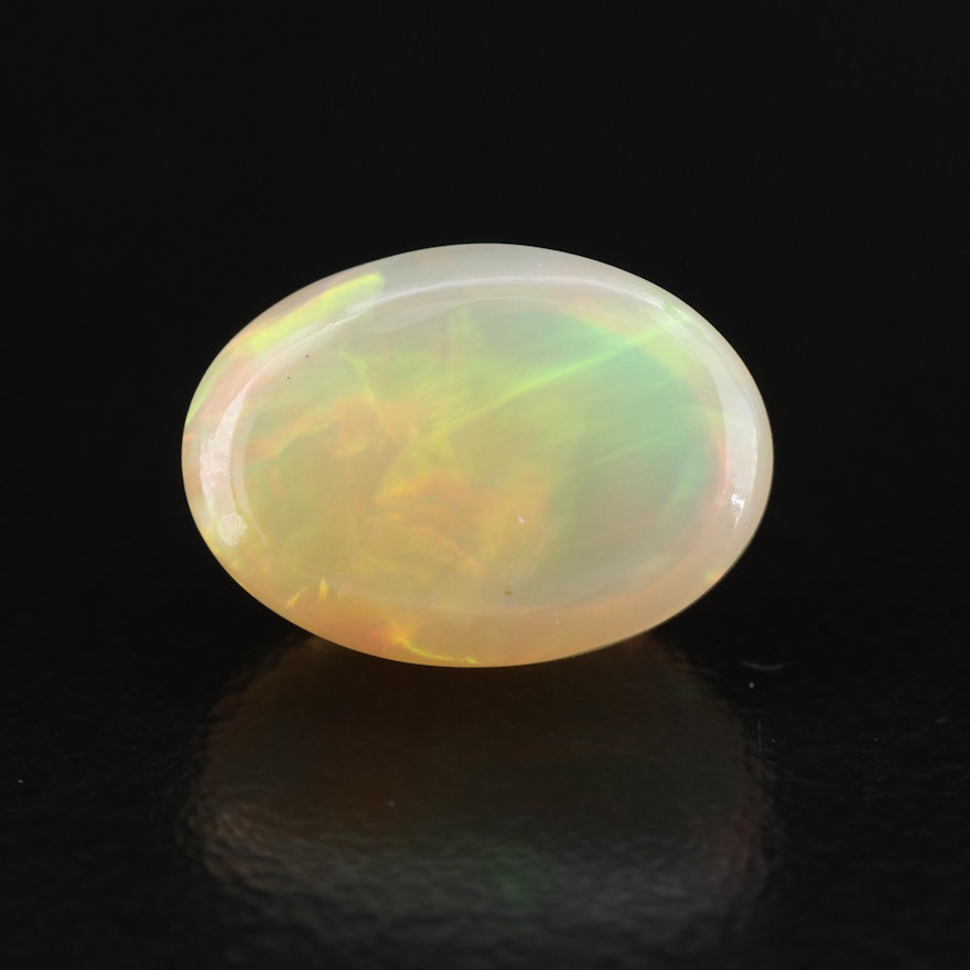 Loose 4.59 CT Oval Cabochon Opal