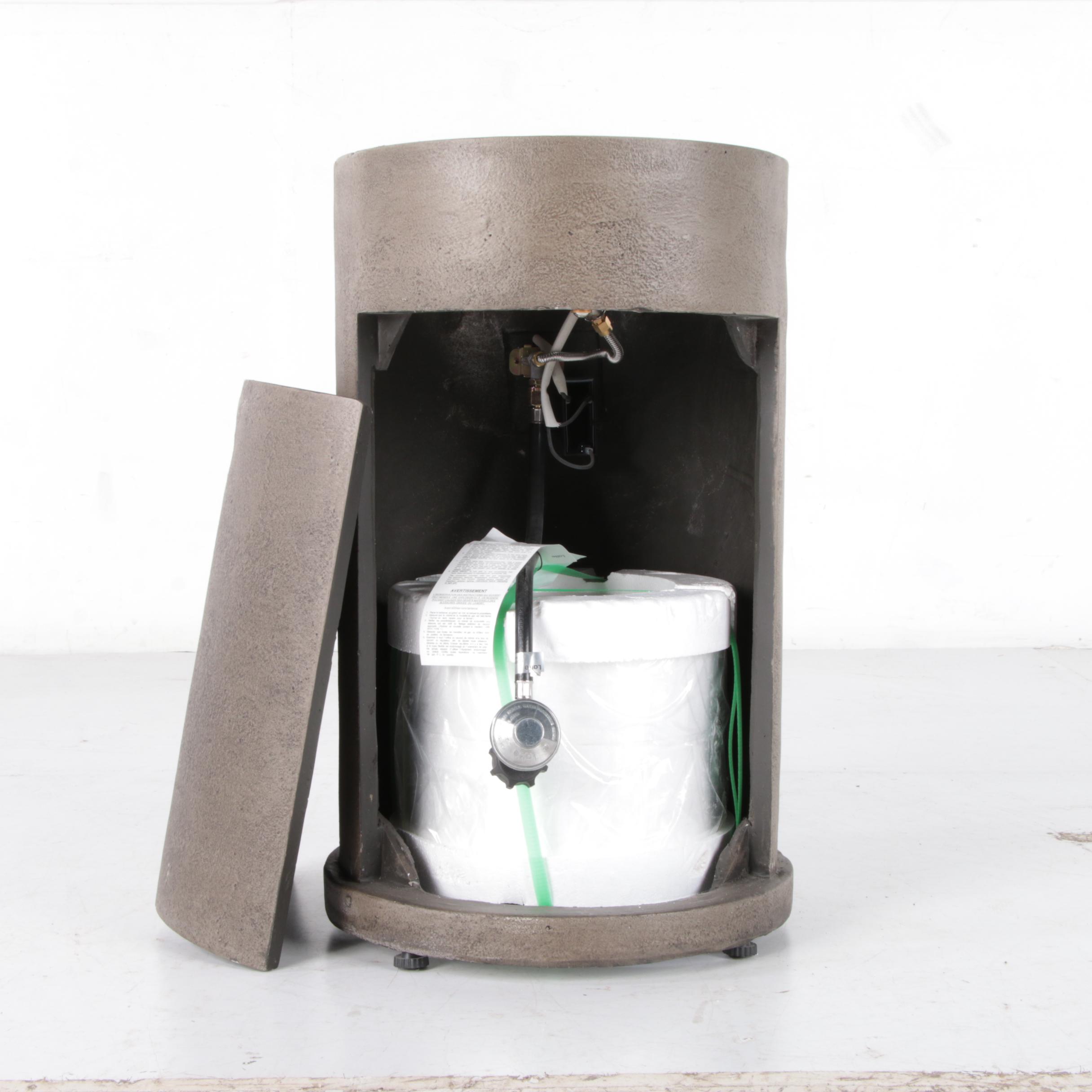 Bond Metal Gas Fire Column Propane Patio Heater