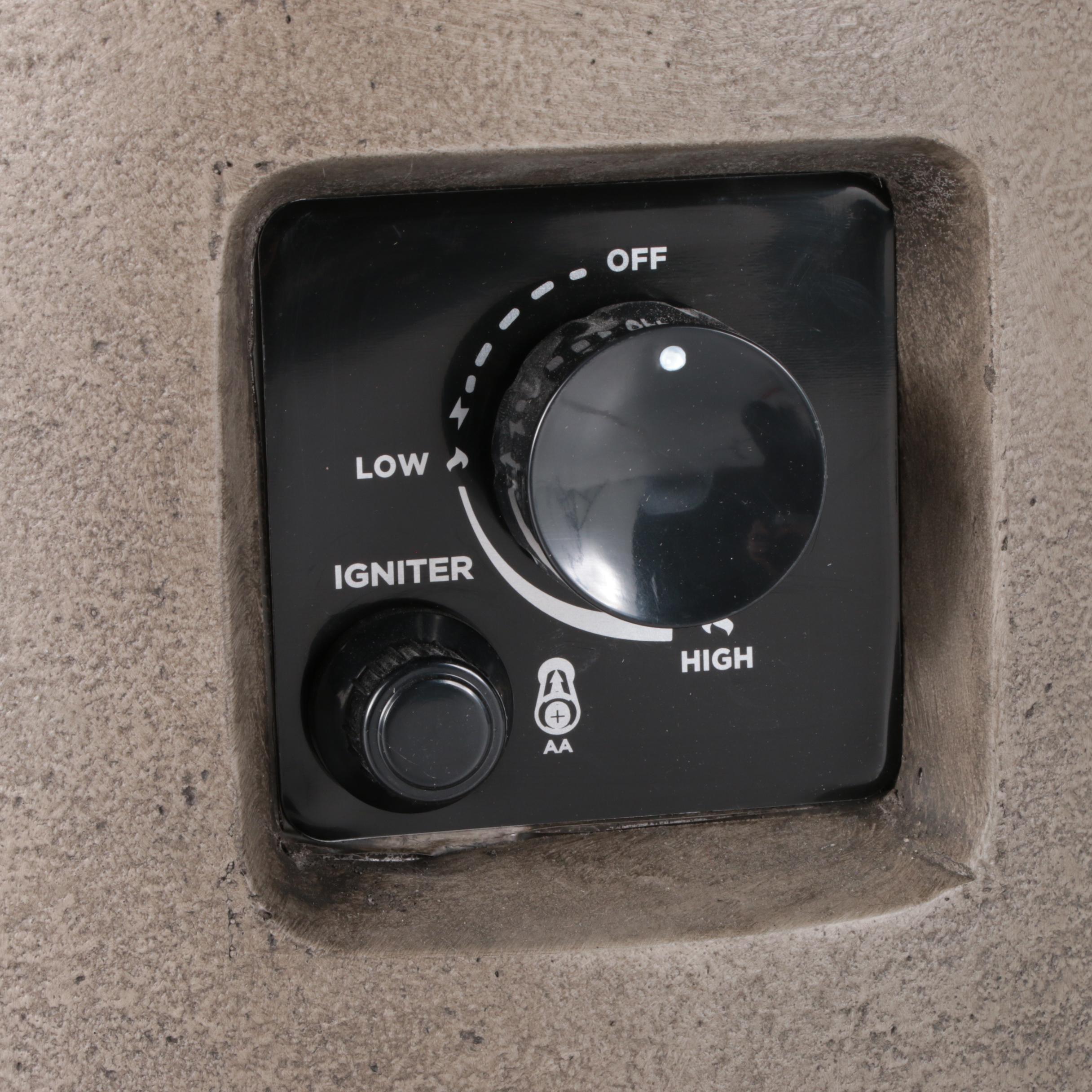 Bond Metal Gas Fire Column Propane Patio Heater