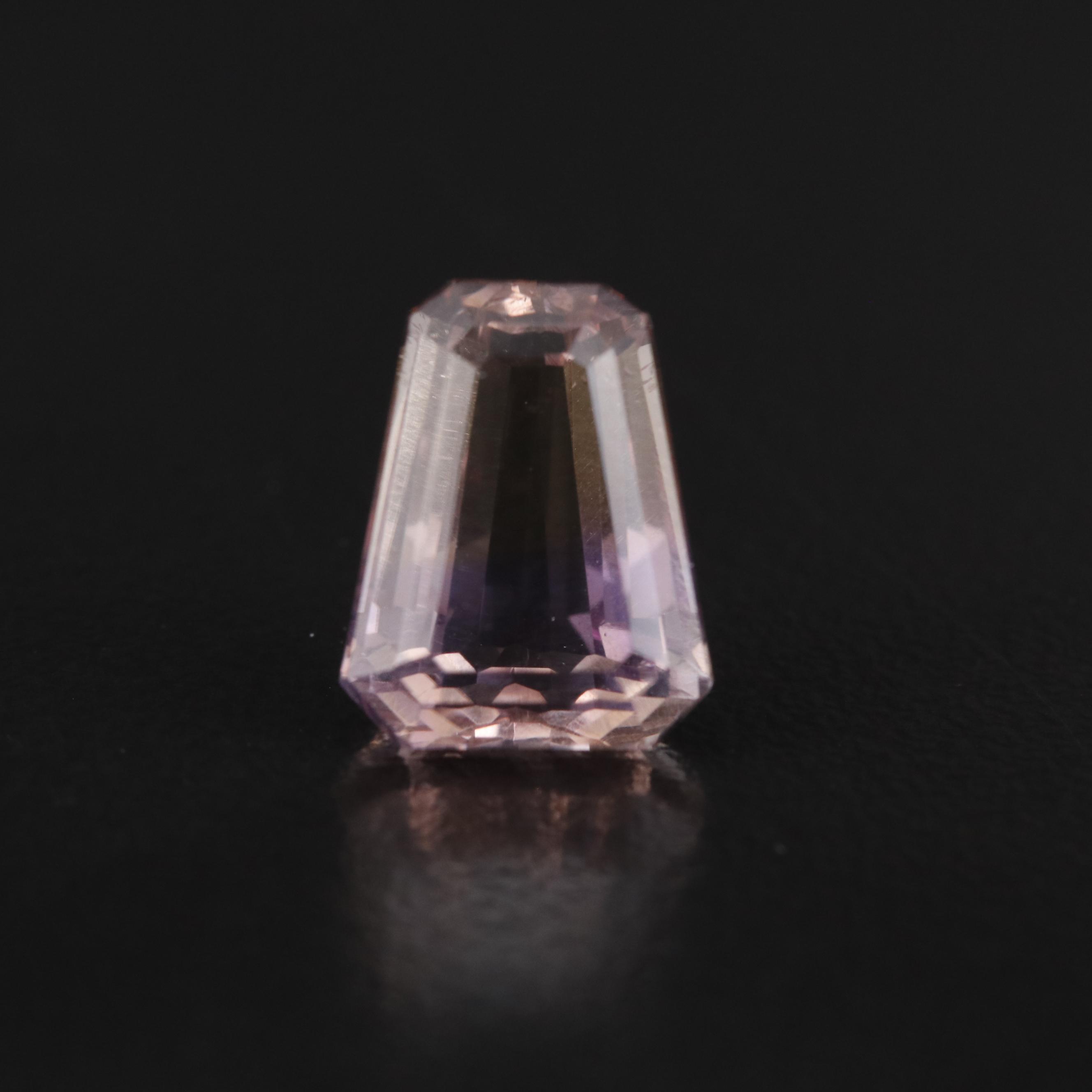 Loose 4.20 CT Cut Corner Trapezoid Ametrine