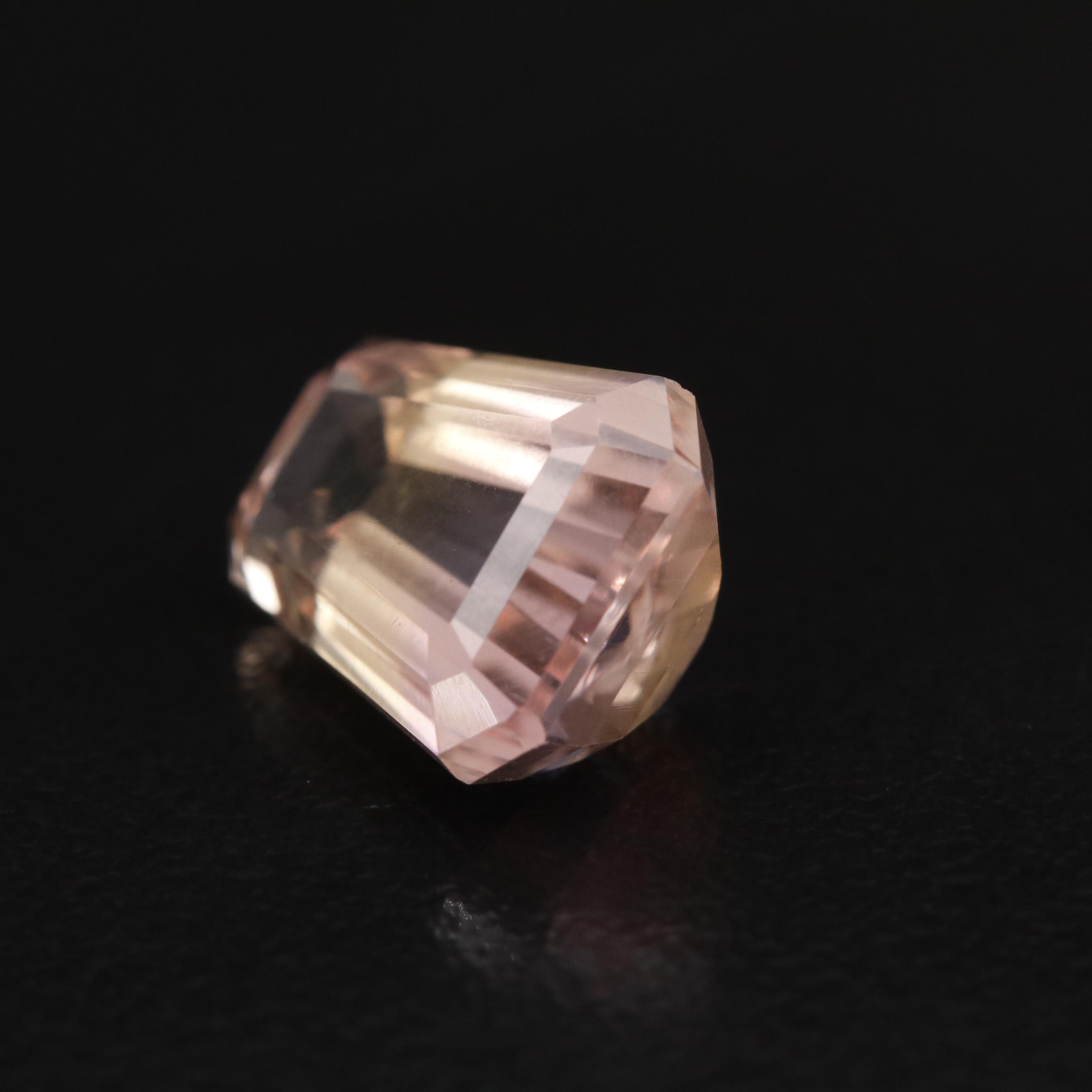 Loose 4.20 CT Cut Corner Trapezoid Ametrine