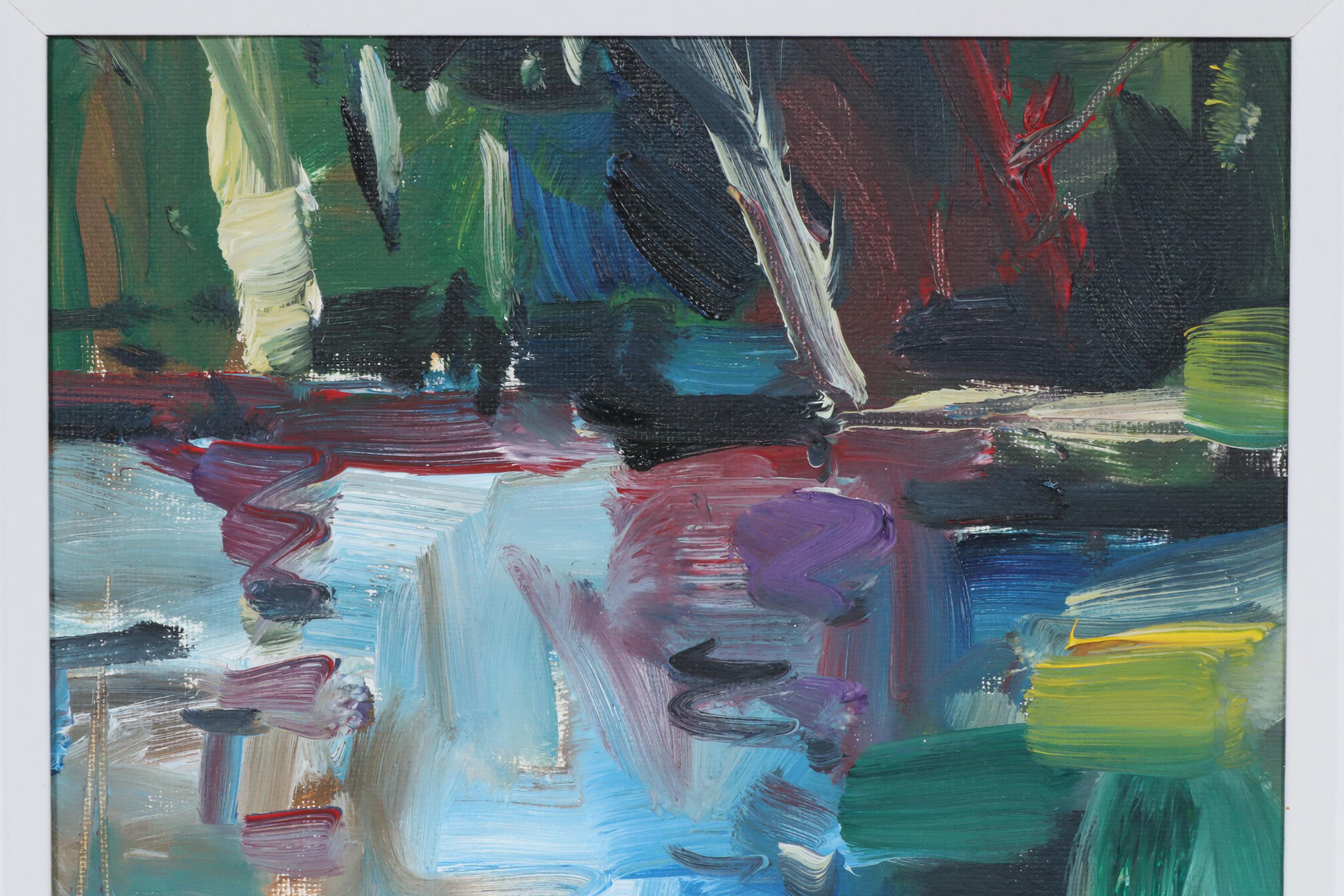 Jose Trujillo Oil Painting "River Reflections", 2019