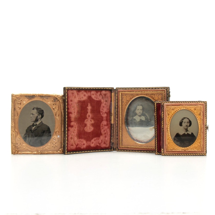 Tintype and Daguerreotype Portraits, Late 19th Century